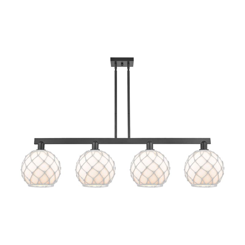 Bruno Marashlian Farmhouse Rope 53 Inch Linear Suspension Light by Innovations Lighting
