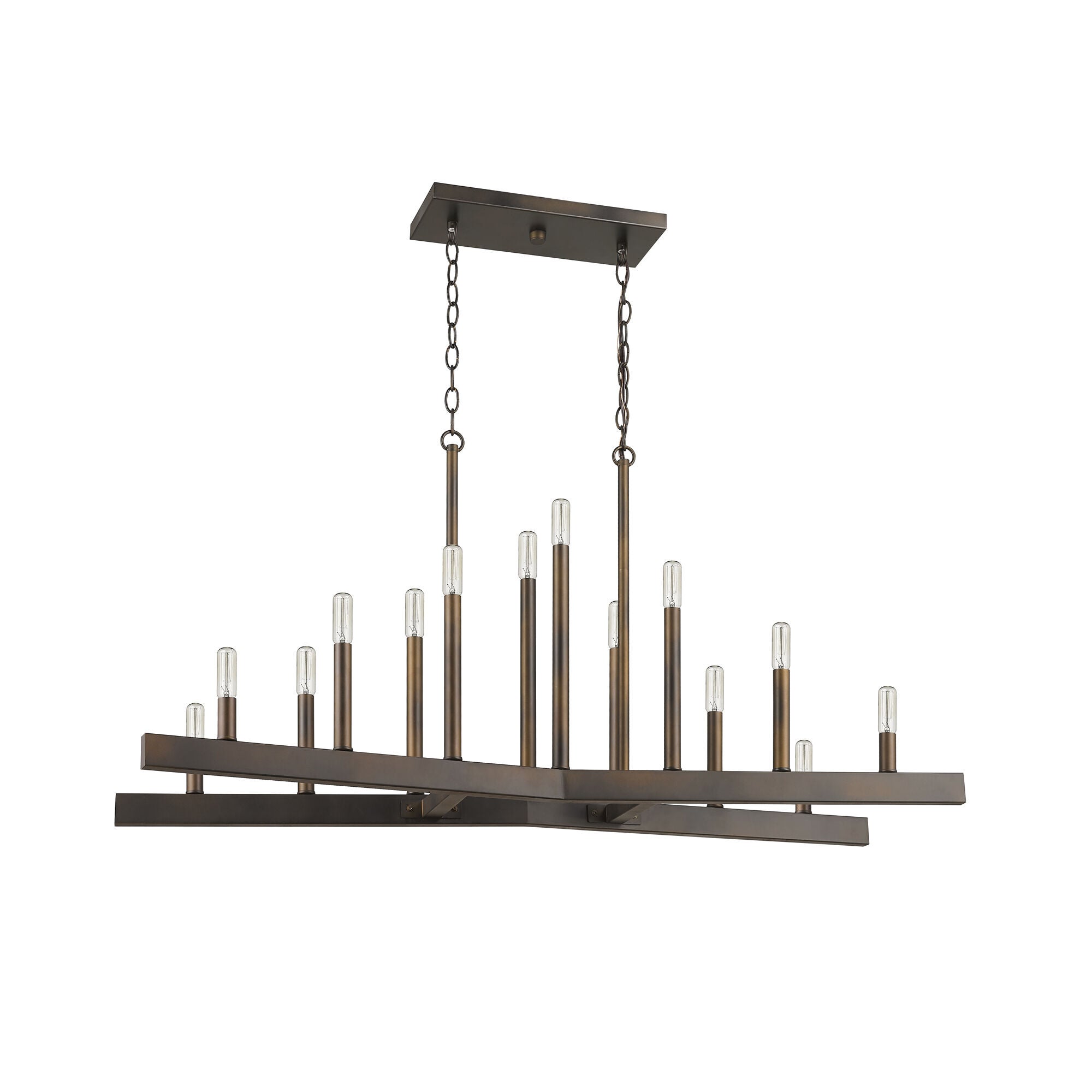 Shown in Oil-Rubbed Bronze finish and -- glass and -- shade