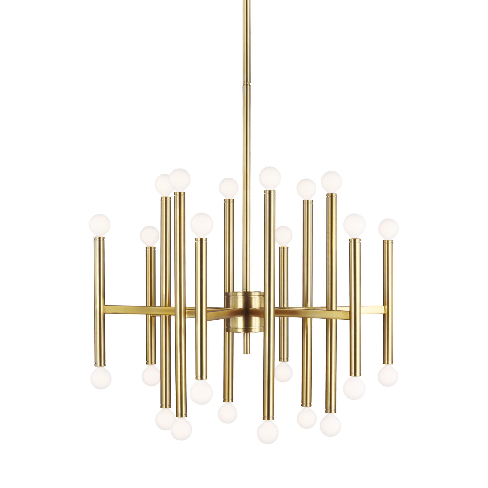 Thomas O'Brien Beckham Modern 24 Light Chandelier by Visual Comfort Studio Collection