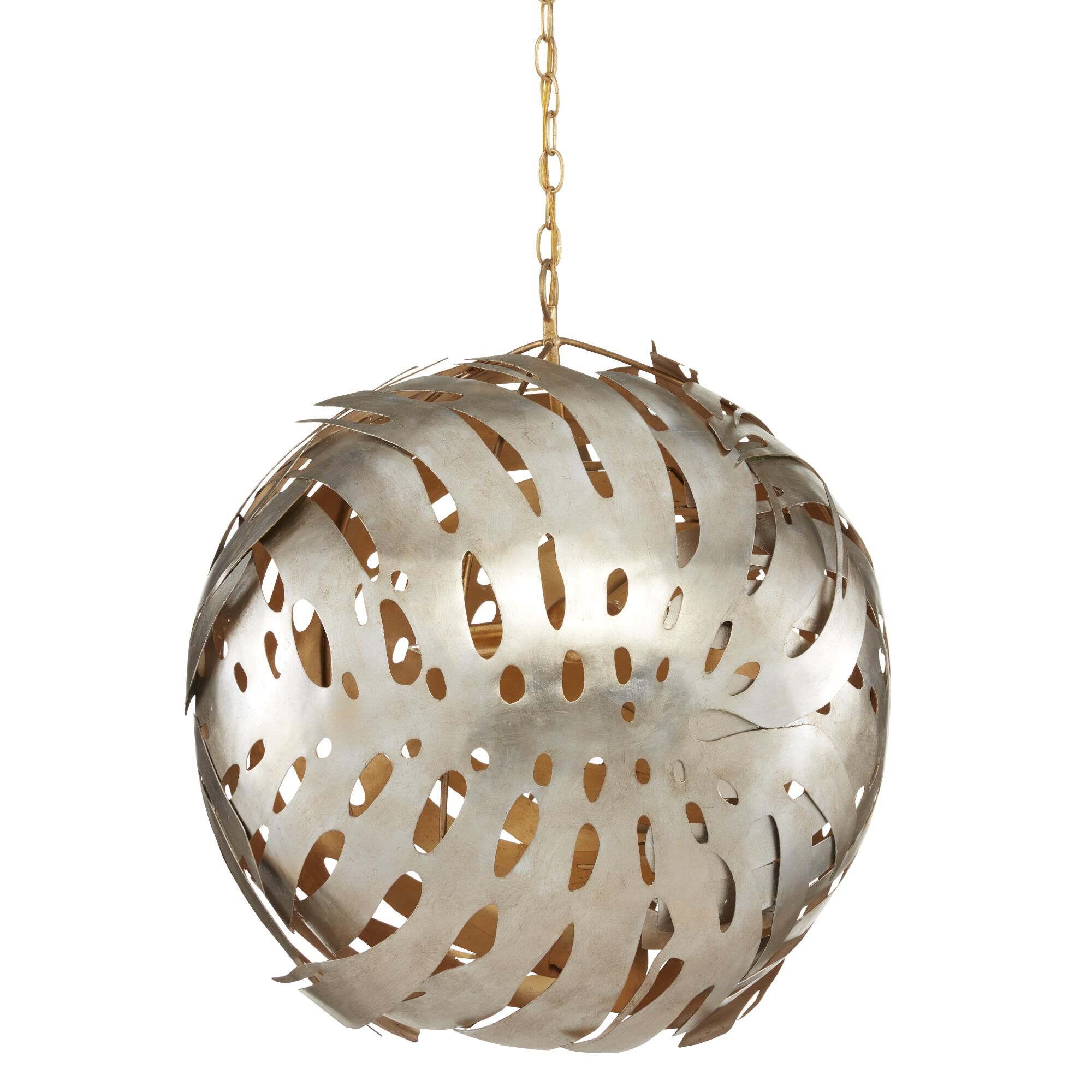 Shown in Contemporary Silver Leaf/Contemporary Gold Leaf finish