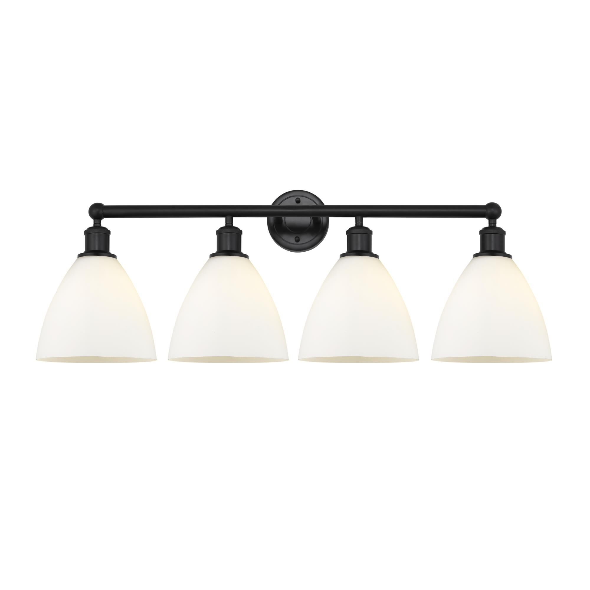 Shown in Matte Black, Matte White finish and Matte White glass and Matte White Glass shade