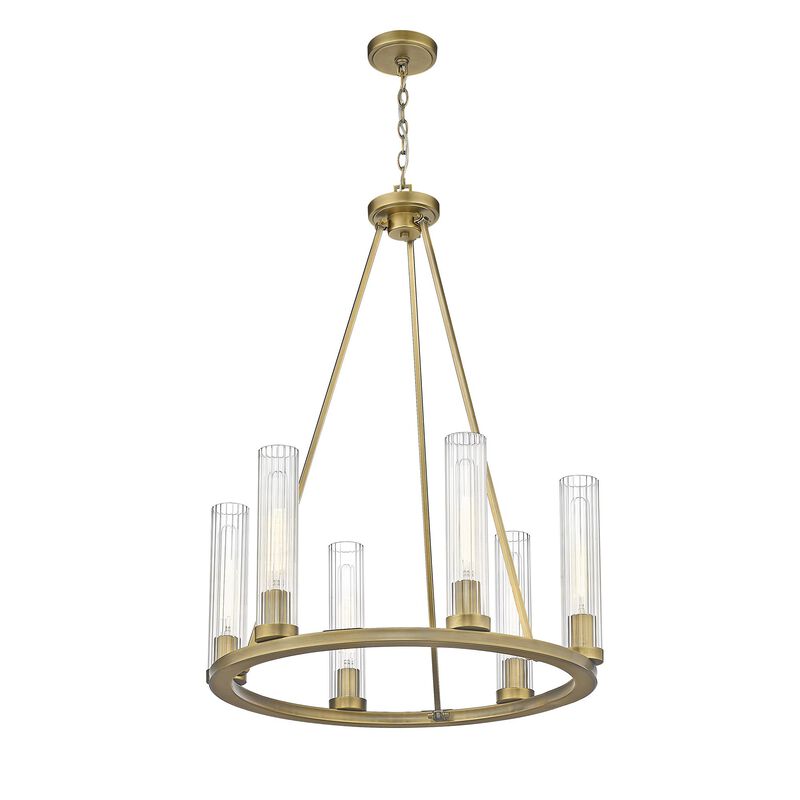 Beau 26 Inch 6 Light Chandelier by Z-Lite