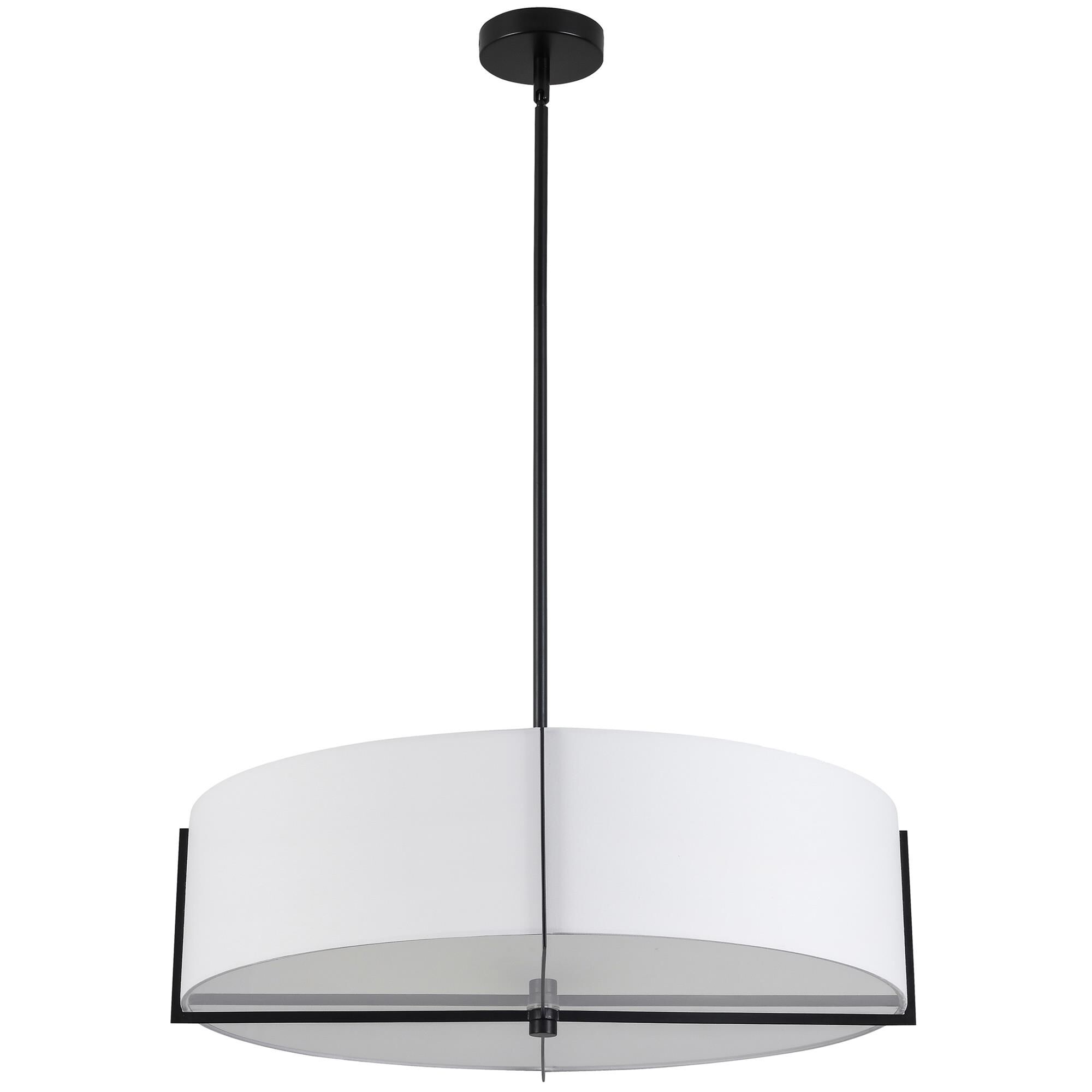 Shown in White finish and White shade