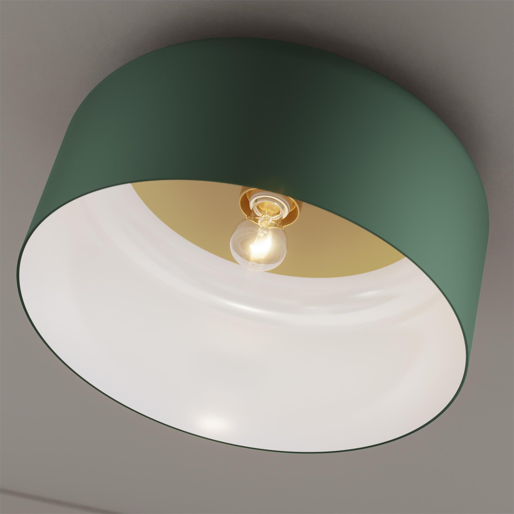 Shown in Olive finish and Olive Steel shade