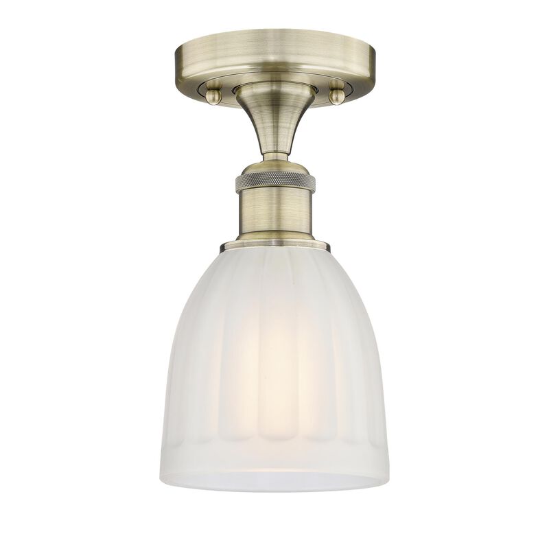 Bruno Marashlian Brookfield 5 Inch 1 Light Semi Flush Mount by Innovations Lighting