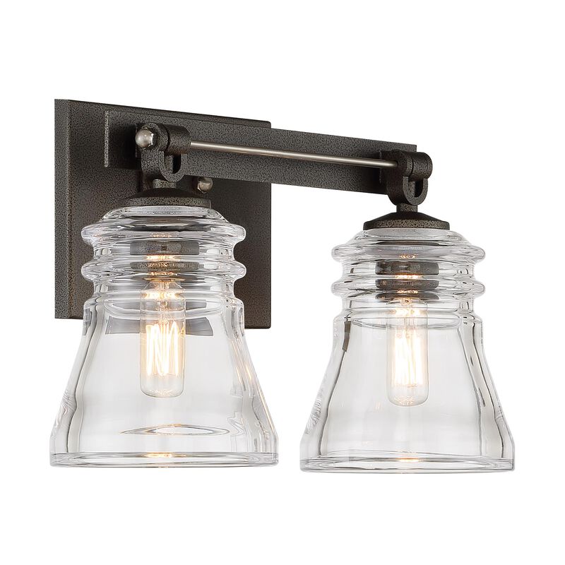 Graham Avenue 13 Inch 2 Light Bath Vanity Light by Minka Lavery