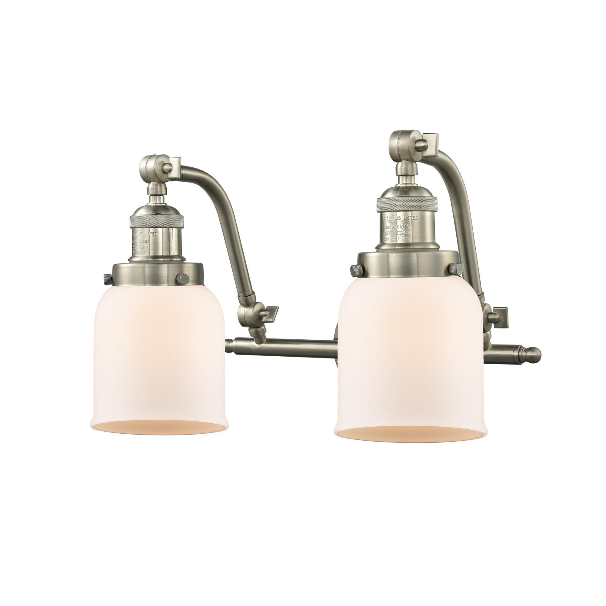 Bruno Marashlian Small Bell 18 Inch 2 Light Bath Vanity Light by Innovations Lighting