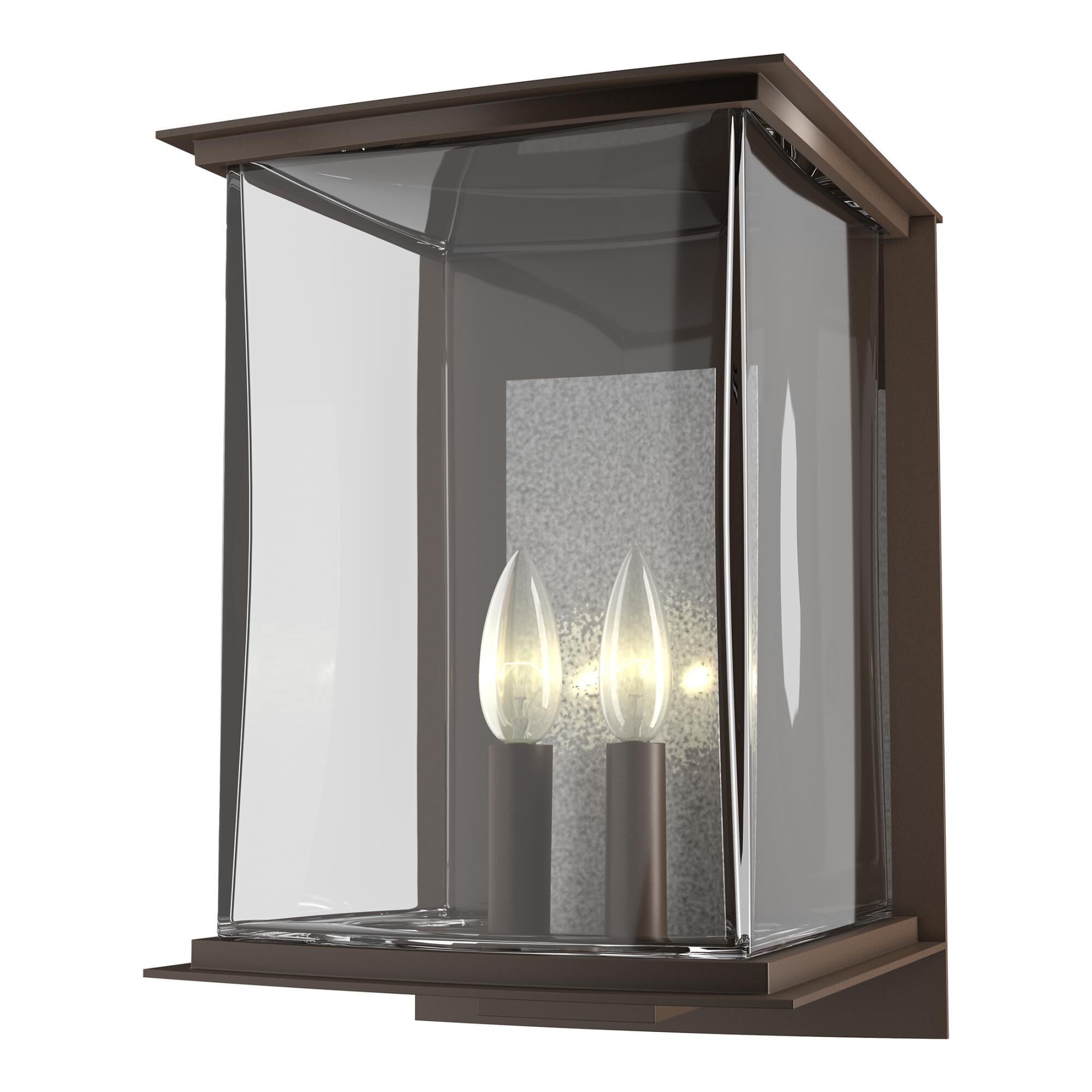 Shown in Coastal Bronze finish and Clear glass and Translucent Vintage Platinum accent