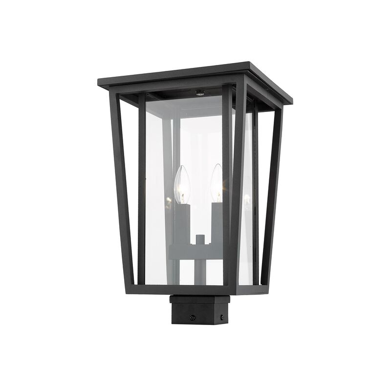 Seoul 18 Inch Tall 2 Light Outdoor Post Lamp by Z-Lite
