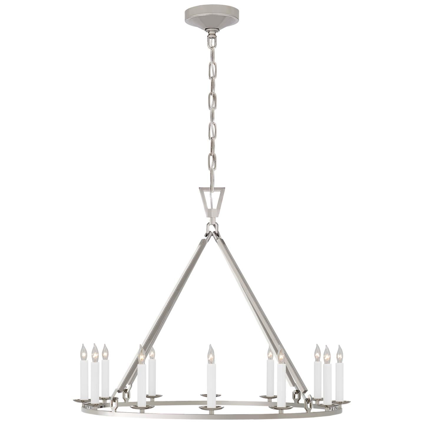 Shown in Polished Nickel finish and No Option shade