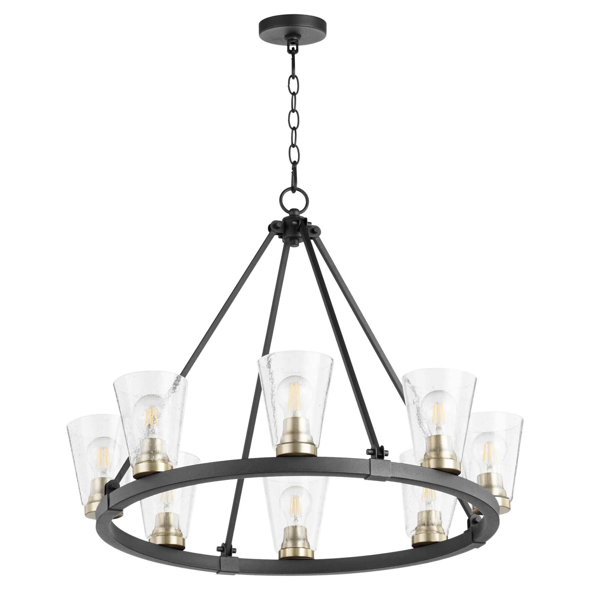 Paxton 30 Inch 8 Light Chandelier by Quorum International