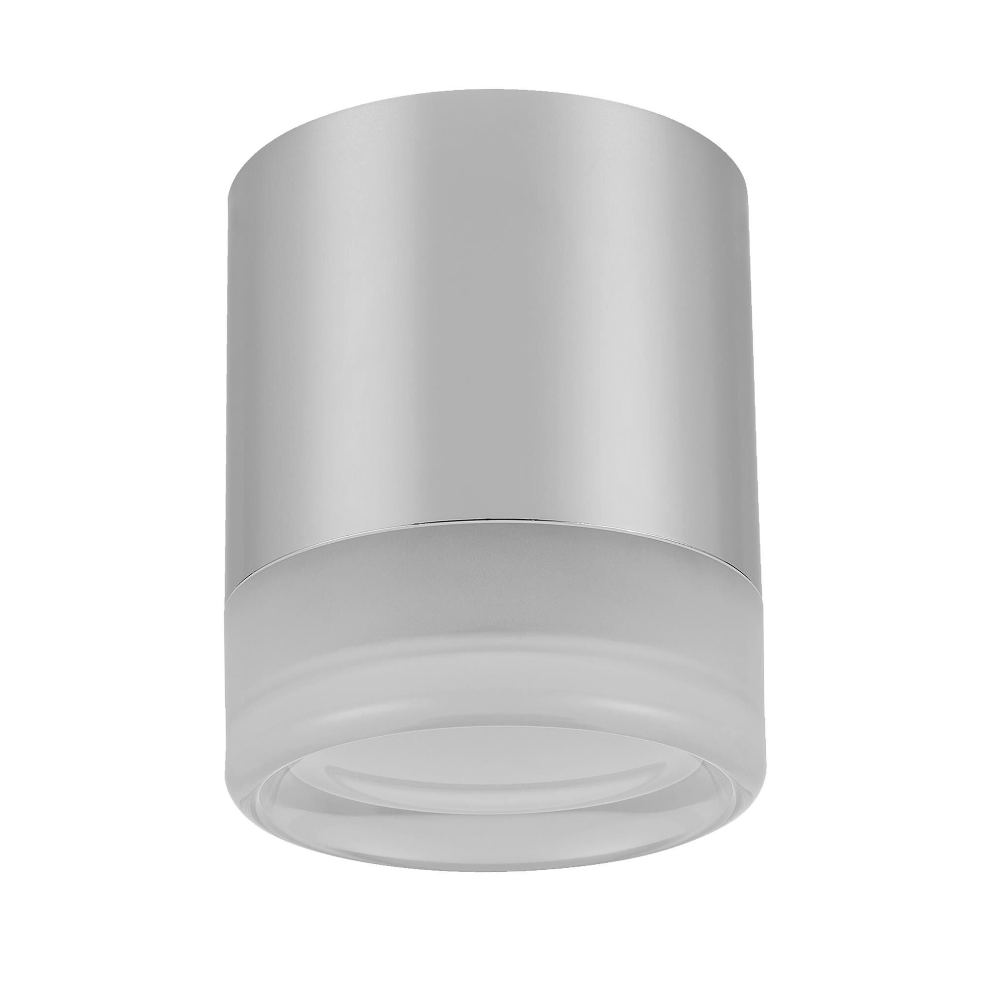 Shown in Polished Chrome finish and White shade