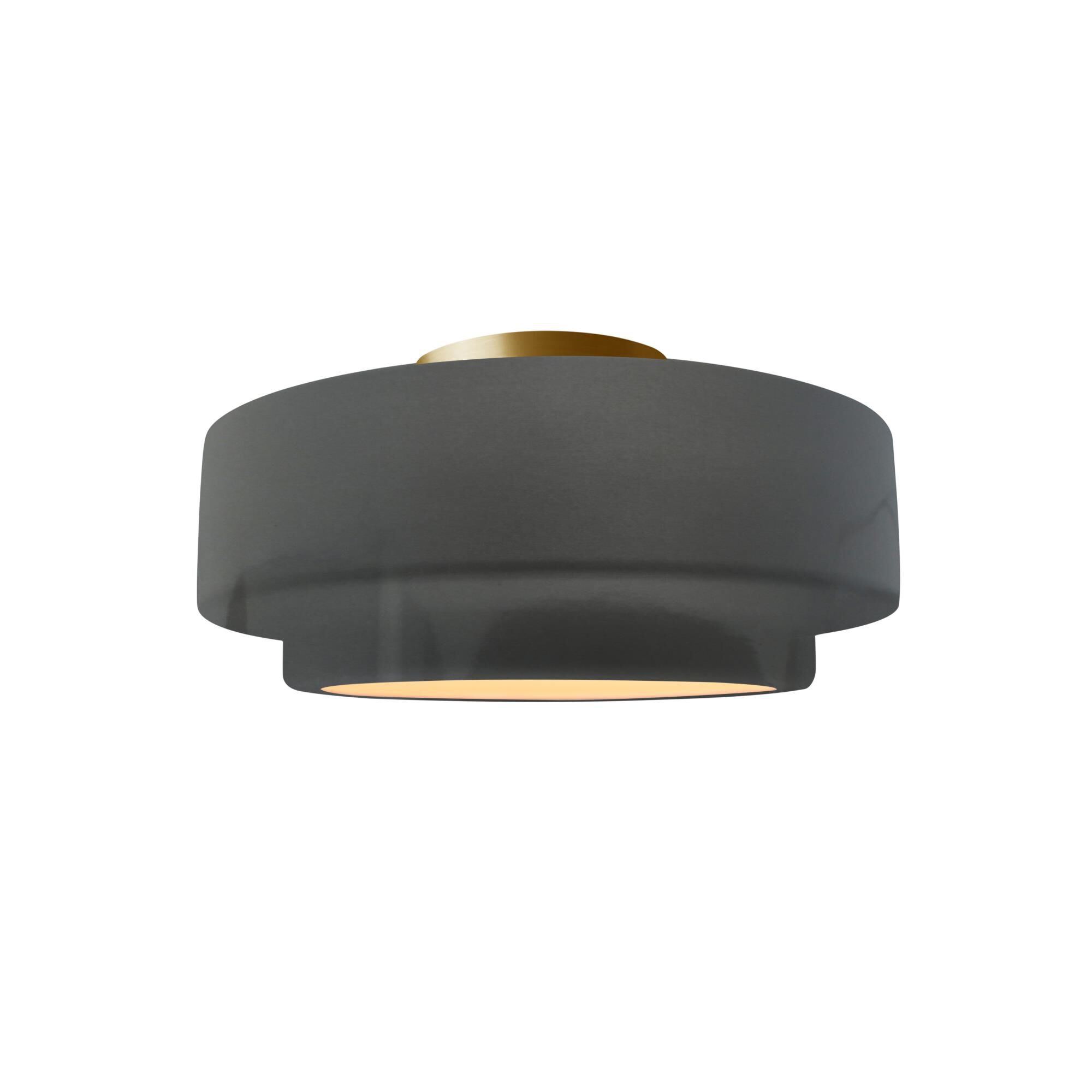Tier 12 Inch Semi Flush Mount by Justice Design Group