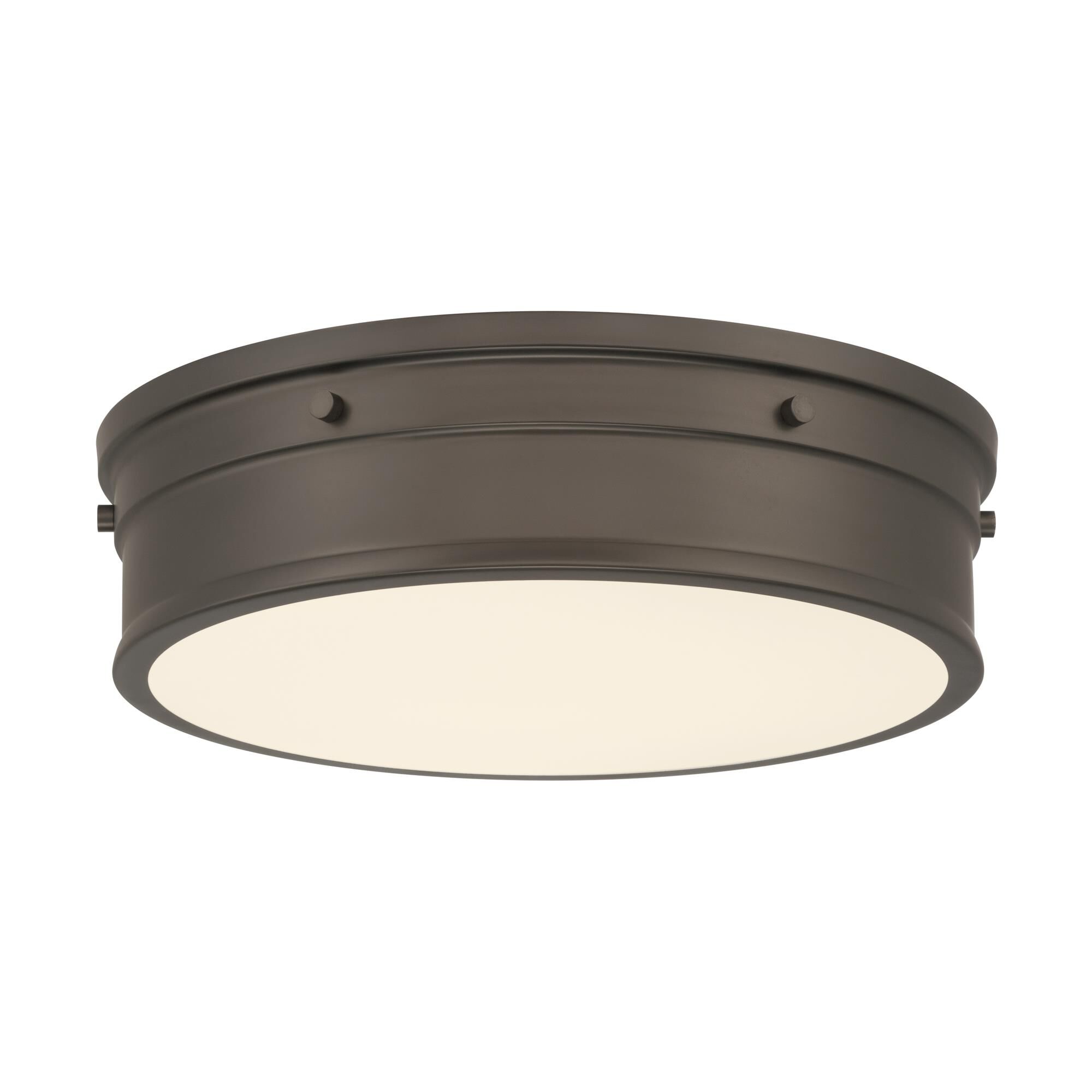 Shown in Plated Dark Bronze finish and Etched Opal glass