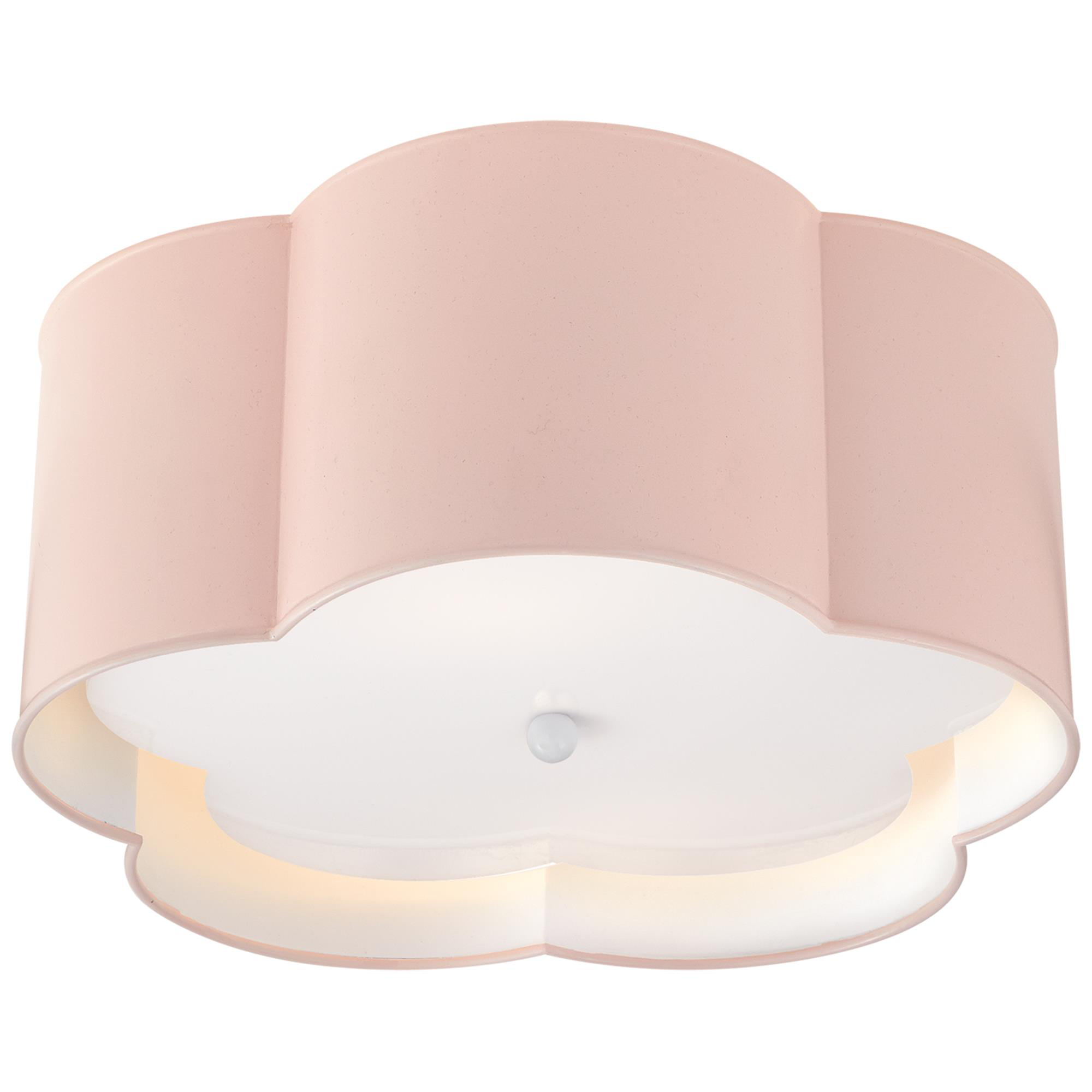 Shown in Pink and White finish and Frosted Acrylic glass