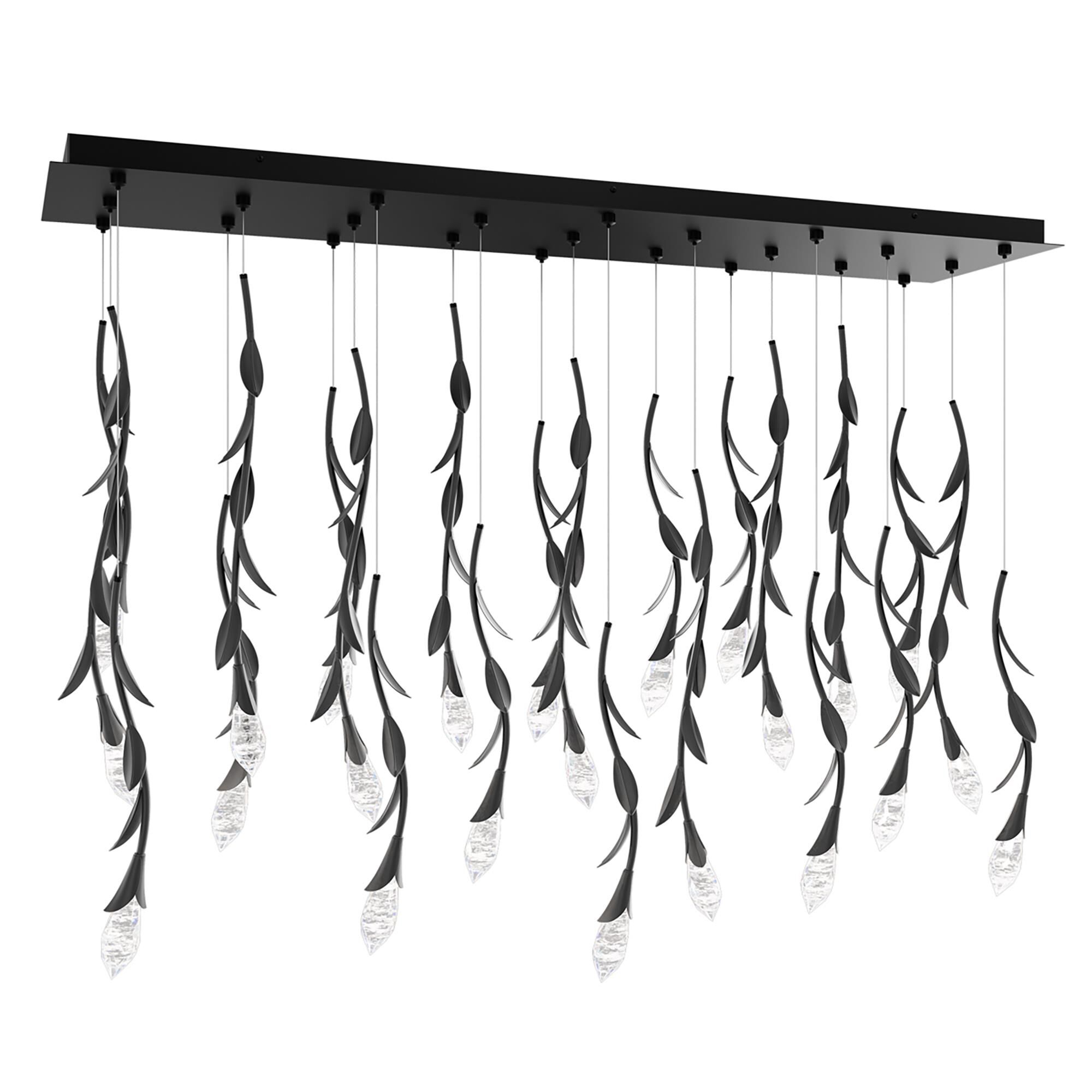 Shown in Black finish and Optic Haze crystal