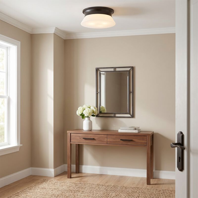 Alexa Hampton Panos 14 Inch Flush Mount by Visual Comfort Studio Collection