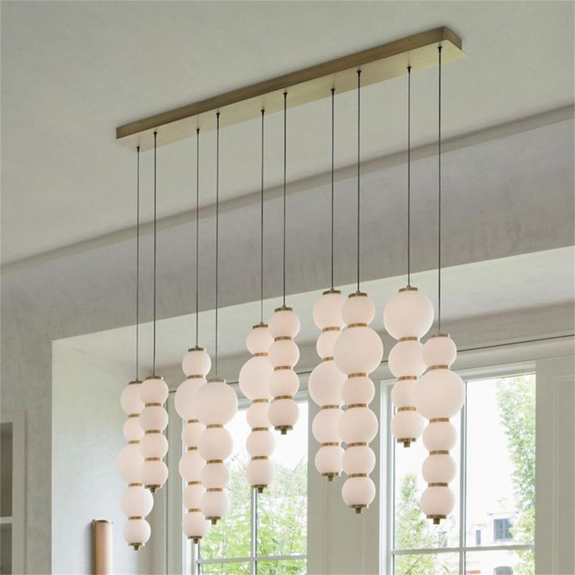Trigo Medium Linear Chandelier,
