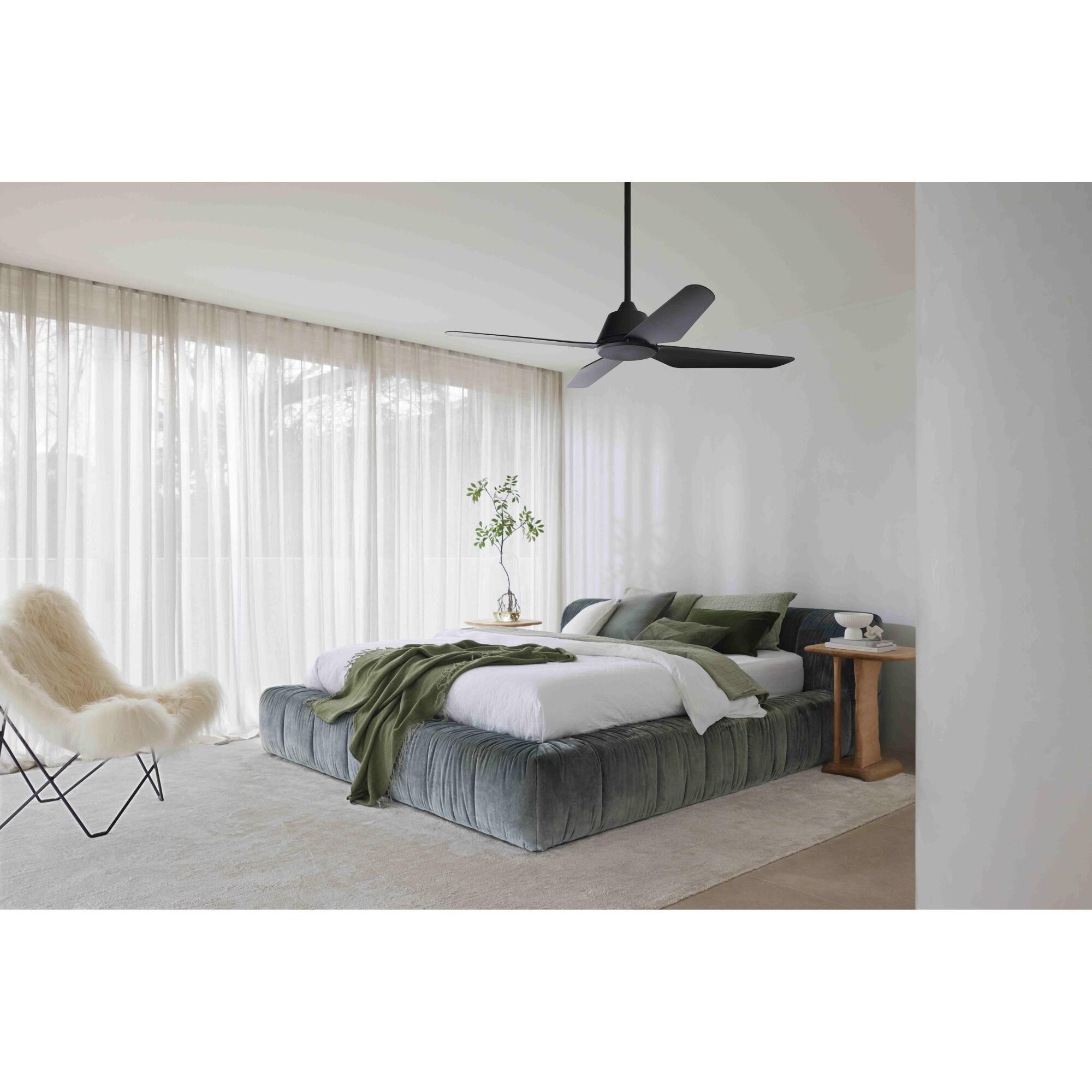 Aria 52 Inch Ceiling Fan with Light Kit by Beacon Lighting