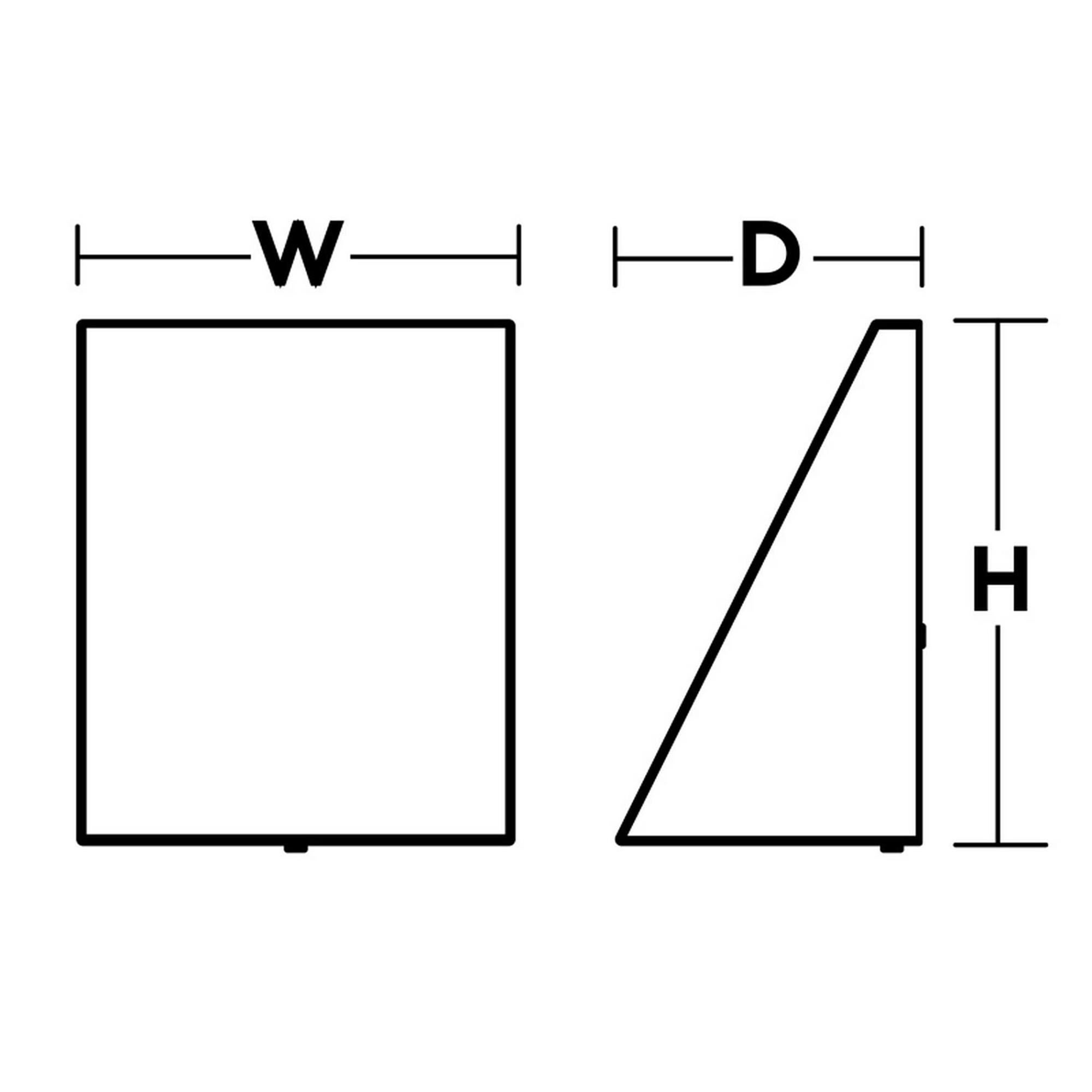 Shown in White finish and Frosted glass