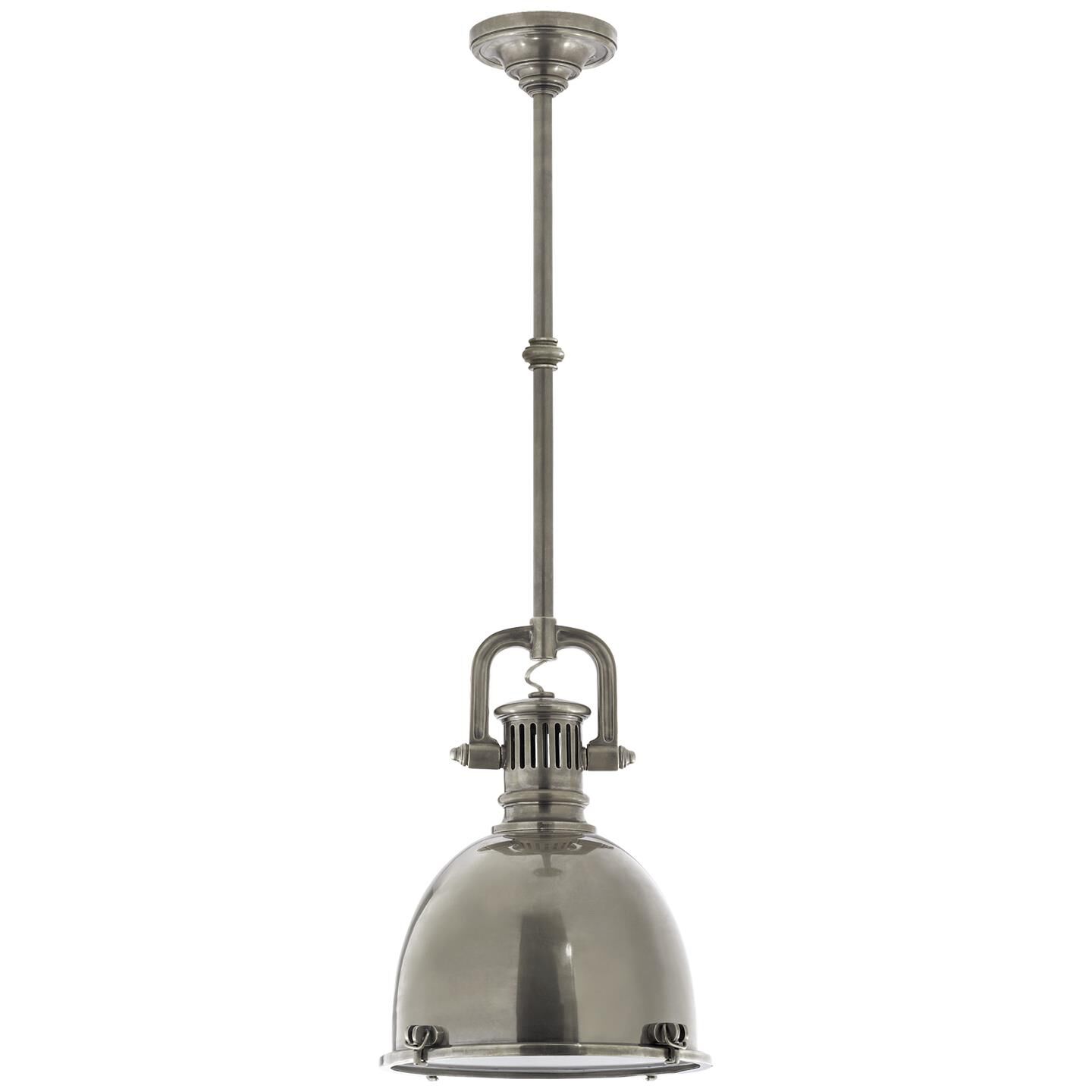 Shown in Antique Nickel finish and Antique Nickel Small shade