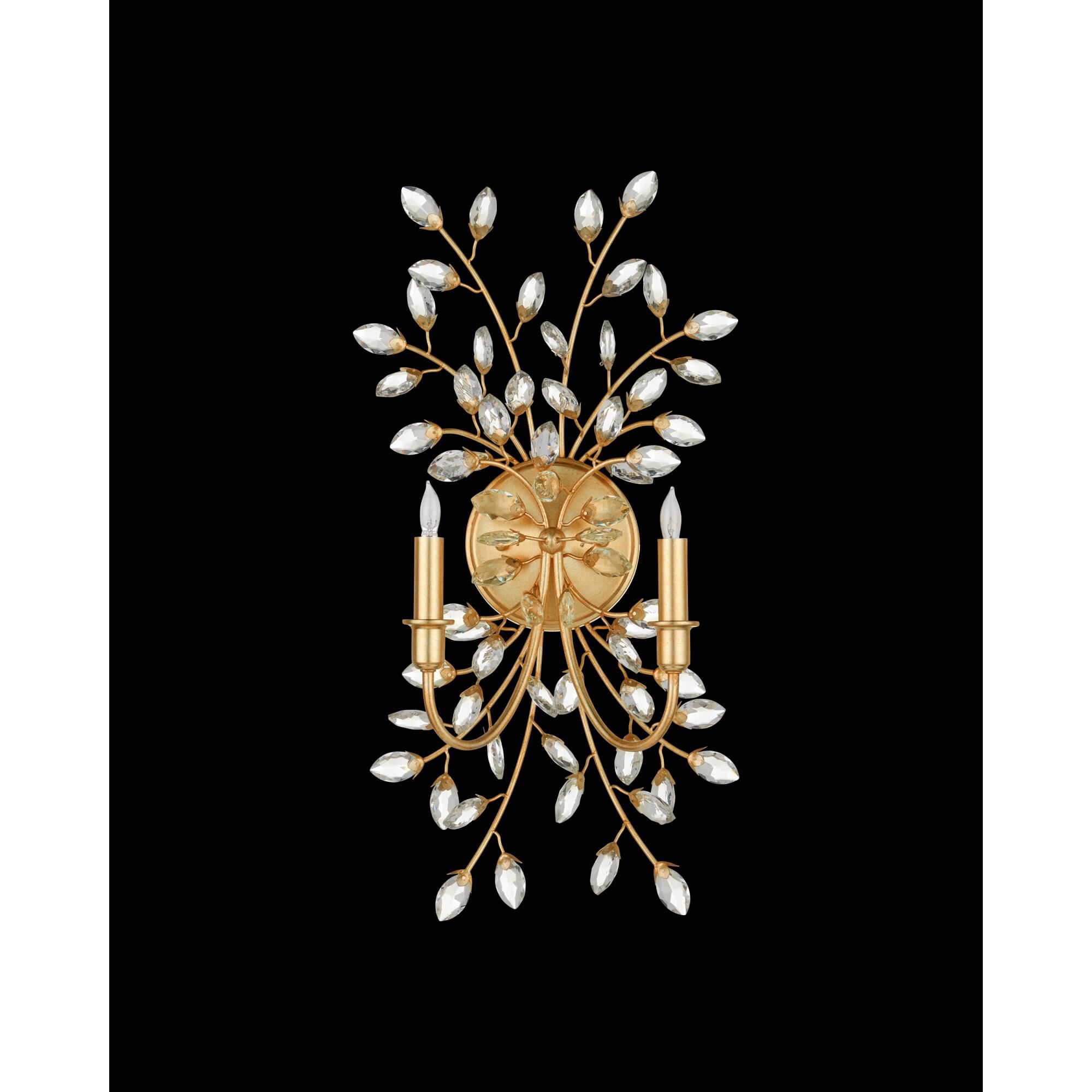 Shown in Clear and Chinois Gold Leaf finish