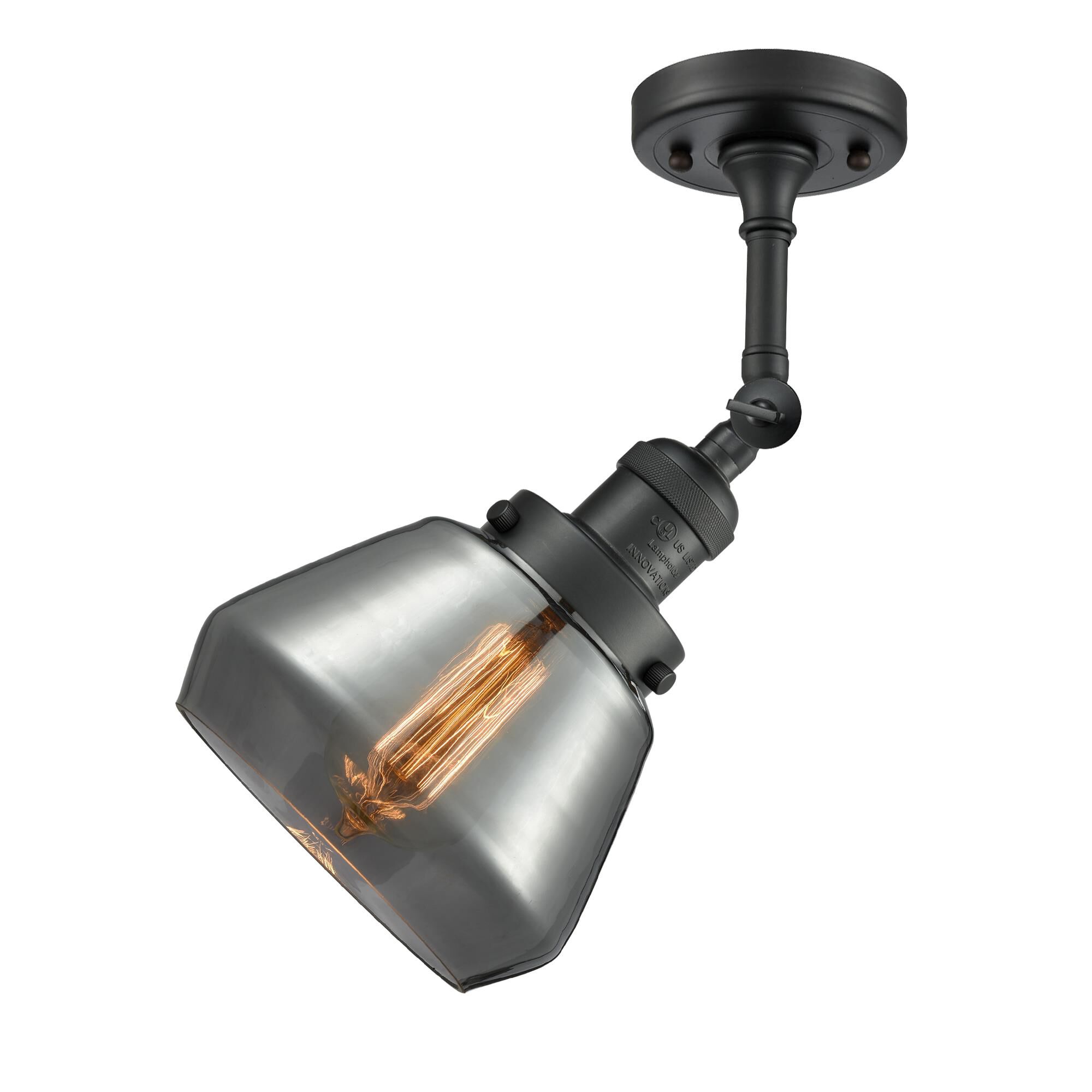 Bruno Marashlian Fulton 7 Inch 1 Light Semi Flush Mount by Innovations Lighting