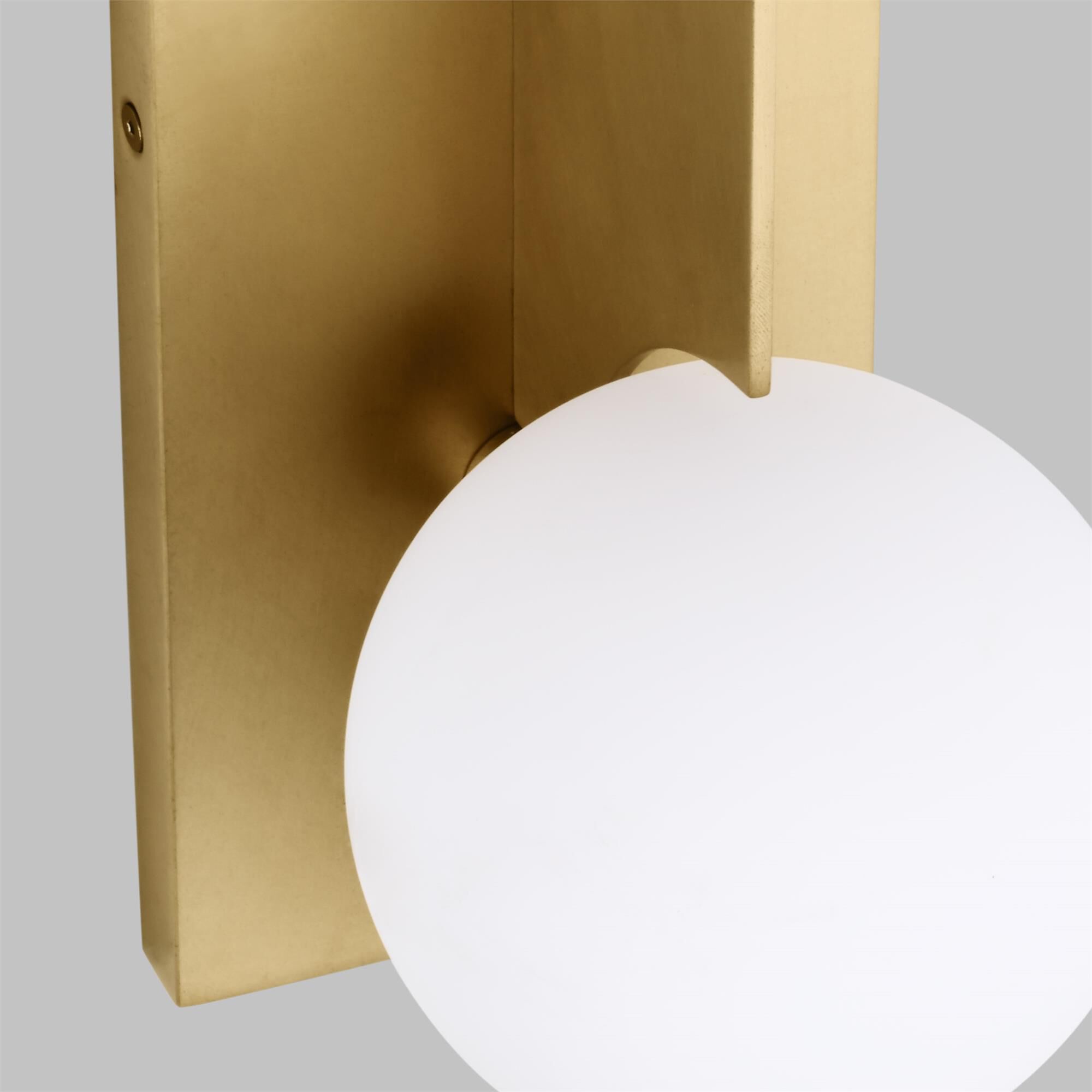 Shown in Natural Brass finish and Clear glass