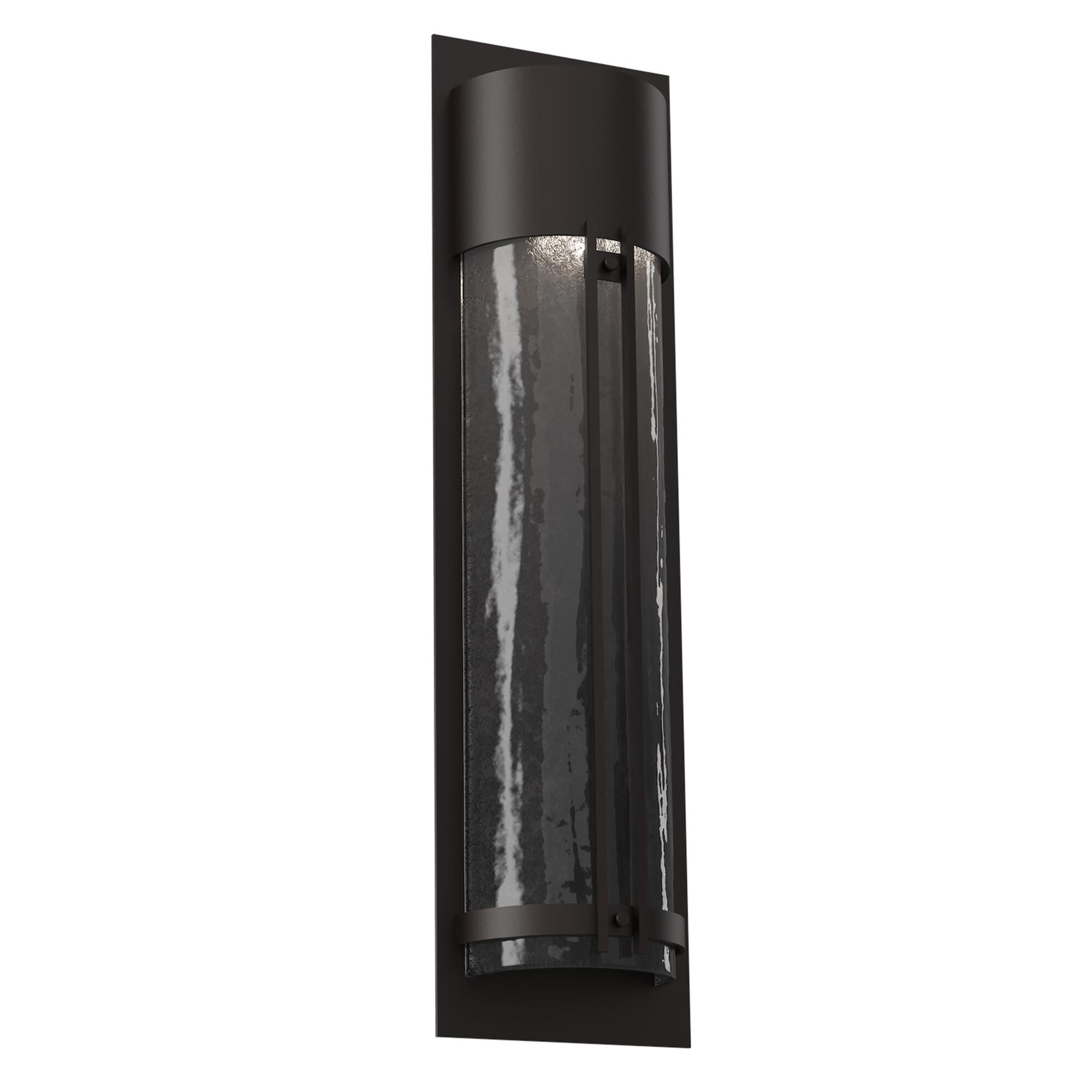 Shown in Statuary Bronze finish and Smoke Granite glass