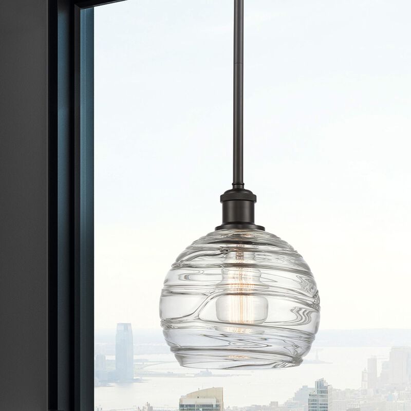 Bruno Marashlian Athens Deco Swirl 8 Inch Mini Pendant by Innovations Lighting