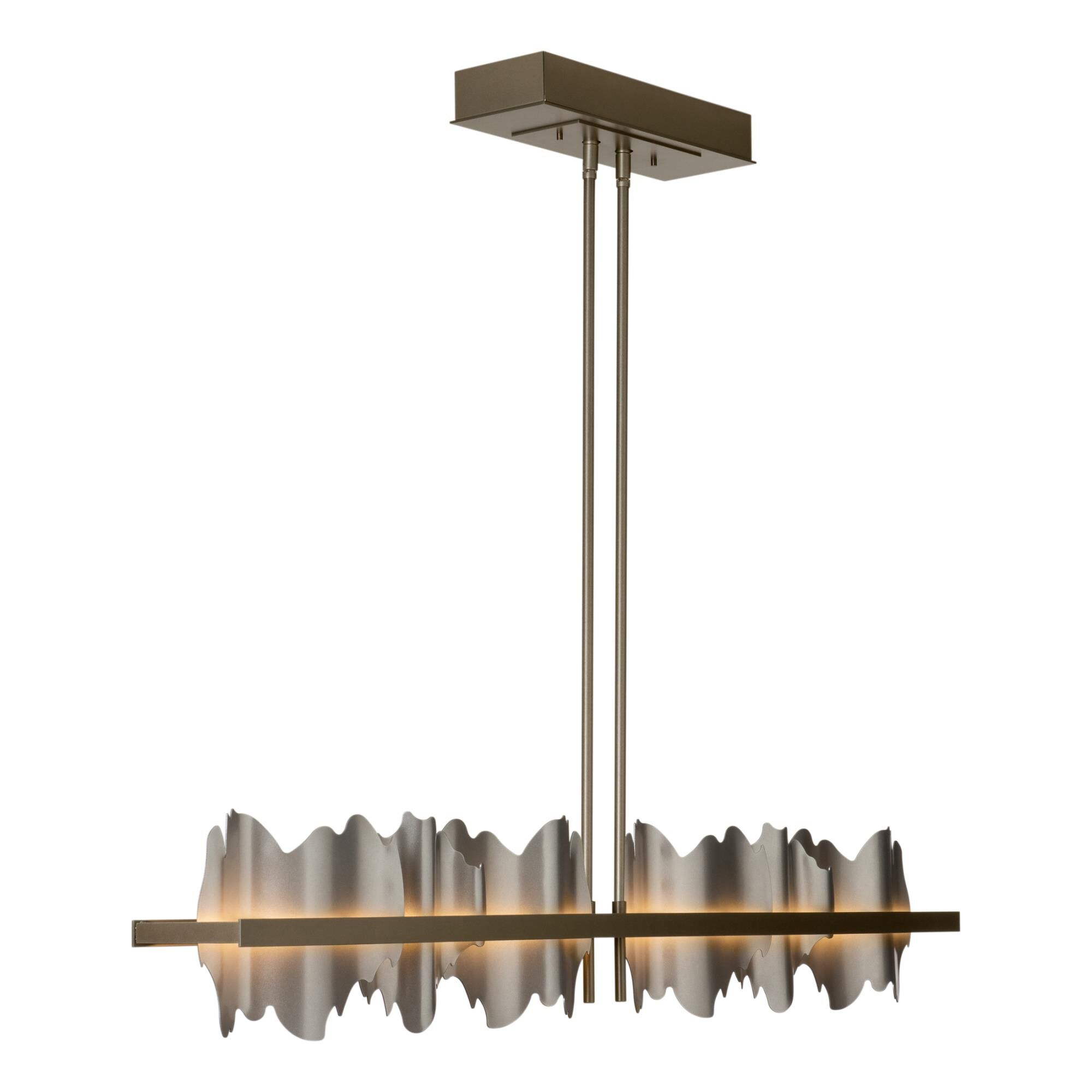 Hildene 52 Inch Light Linear Suspension Light by Hubbardton Forge