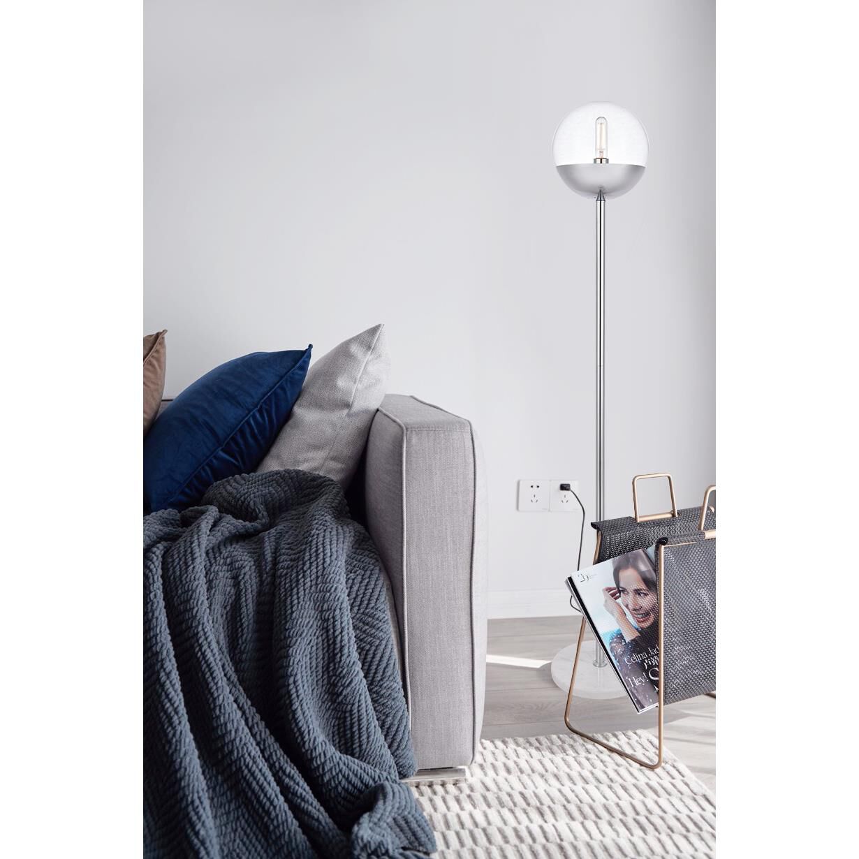 Eclipse 62 Inch Floor Lamp by Elegant Lighting