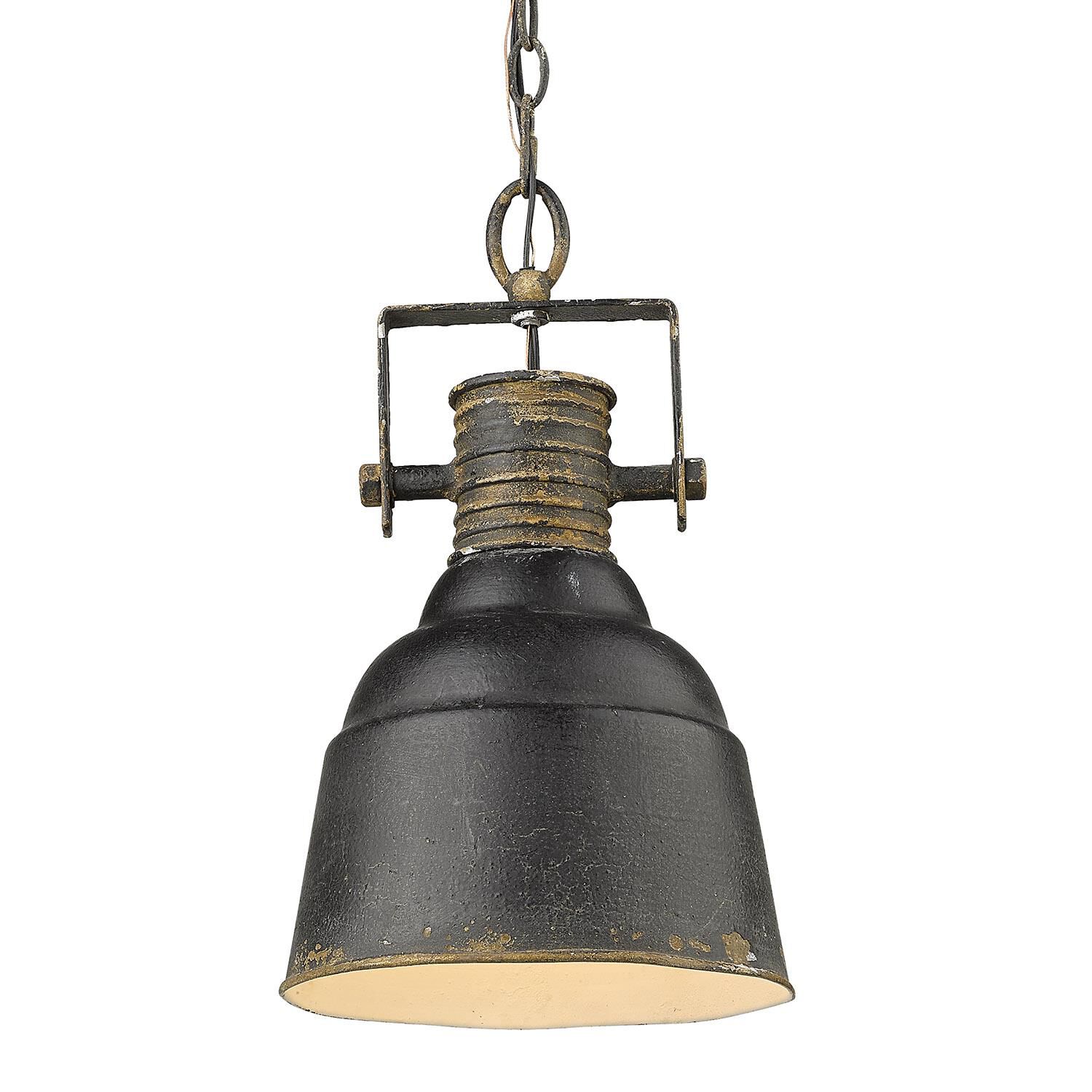 Quarry 9 Inch Mini Pendant by Golden Lighting