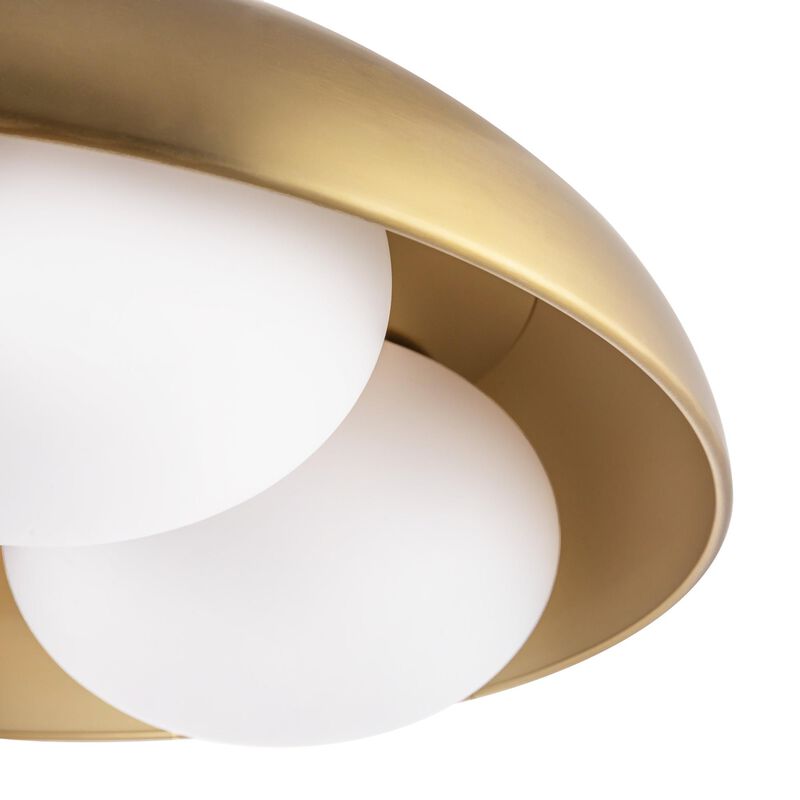 Robyn 16 Inch 3 Light Flush Mount by Alora Mood