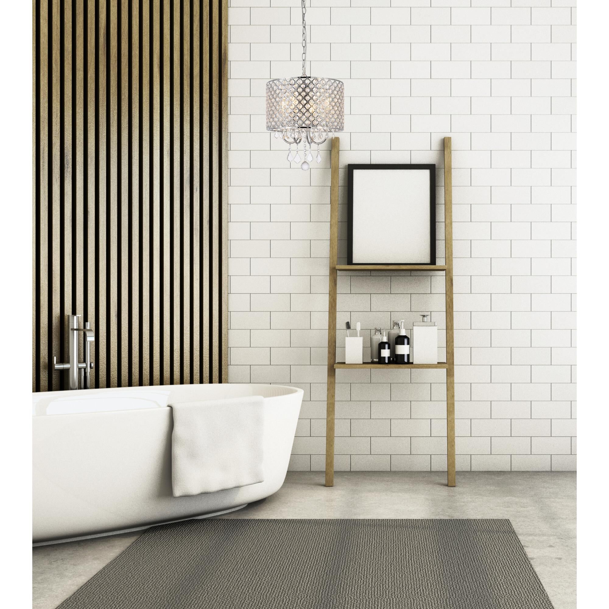 Elise 14 Inch 4 Light Mini Chandelier by Elegant Lighting