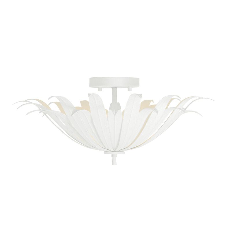 Eden 18 Inch 3 Light Semi Flush Mount by Capital Lighting Fixture Company