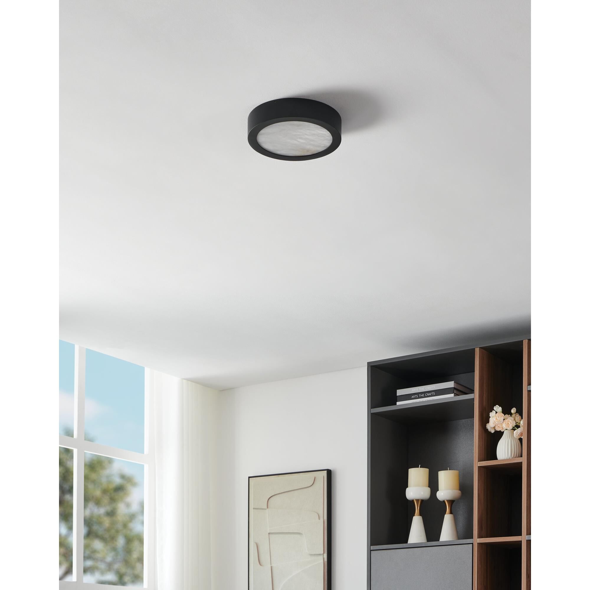 Argyle 8 Inch Flush Mount by Eglo Lighting