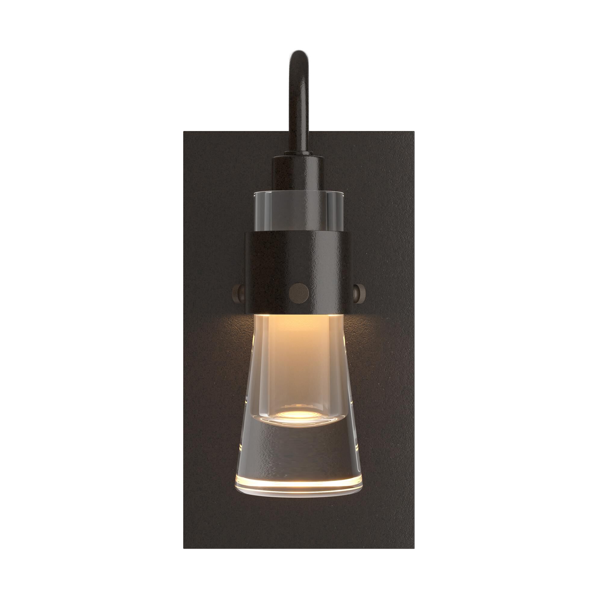Shown in Oil Rubbed Bronze finish and Clear glass
