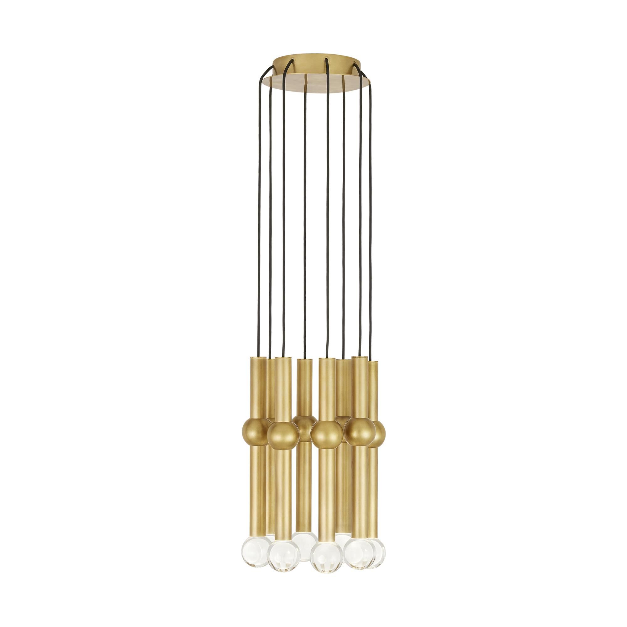 Sean Lavin Guyed 10 Inch 8 Light LED Mini Chandelier by Visual Comfort Modern Collection