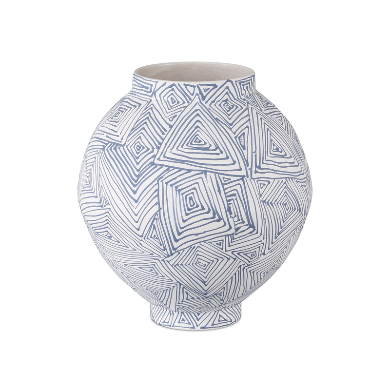 Blue Vase by Currey & Company