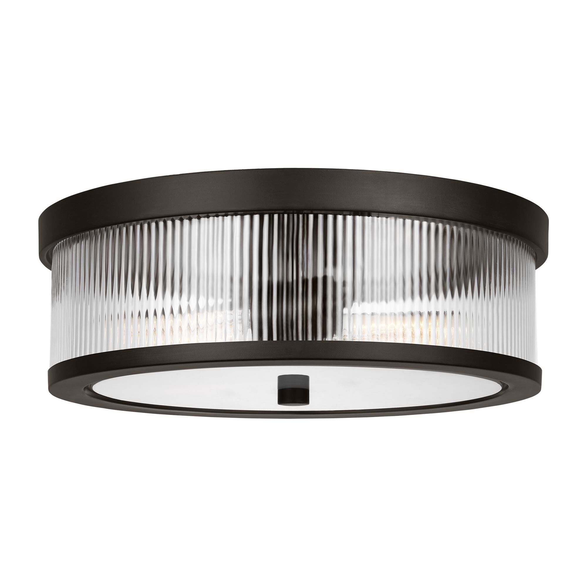 Chapman & Myers Geneva 14 Inch 2 Light Flush Mount,