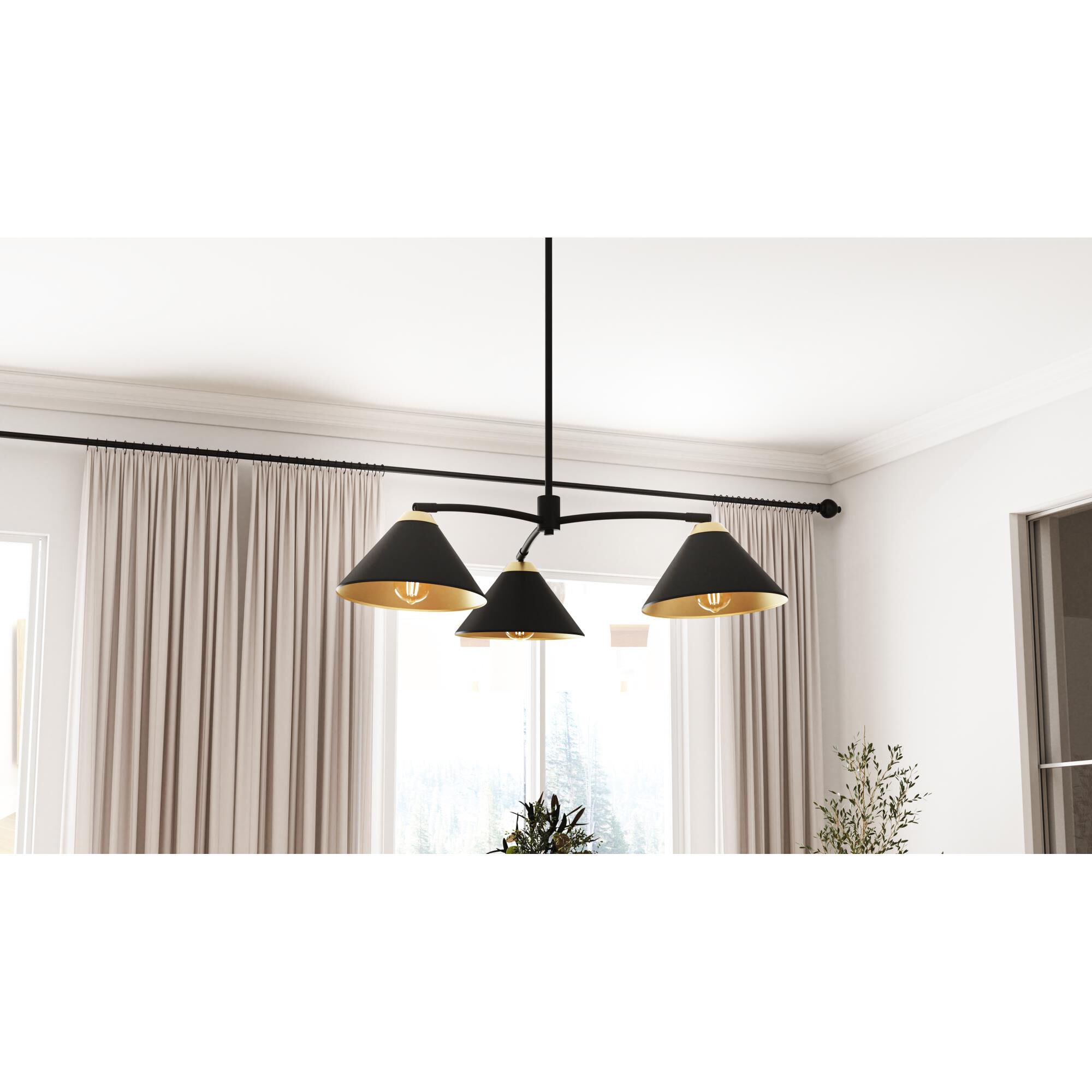 Alscott 32 Inch Chandelier by Quoizel