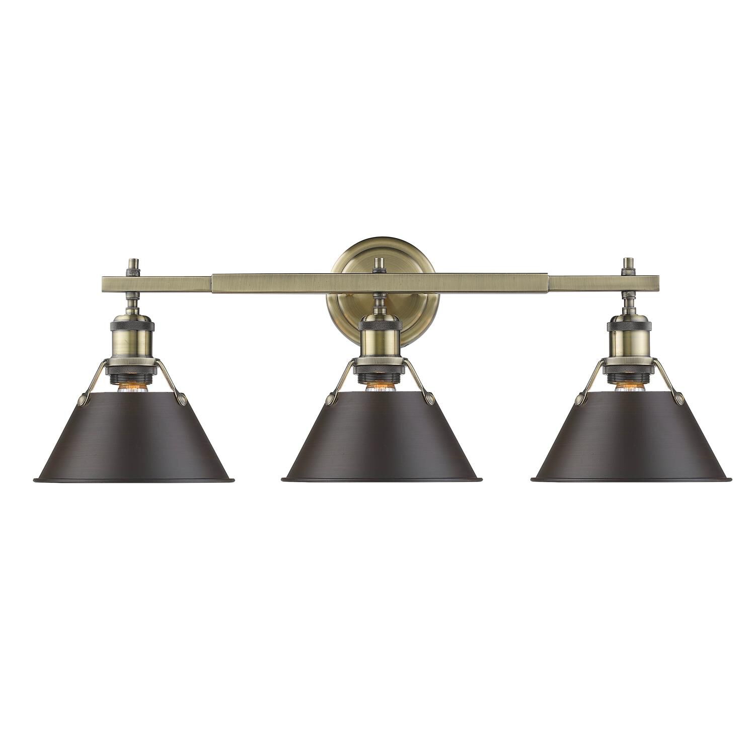 Orwell 27 Inch Bath Vanity Light by Golden Lighting