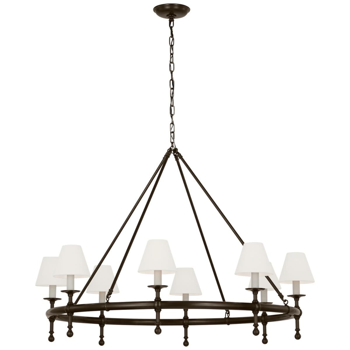 Chapman & Myers Classic 44 Inch Chandelier by Visual Comfort Signature Collection