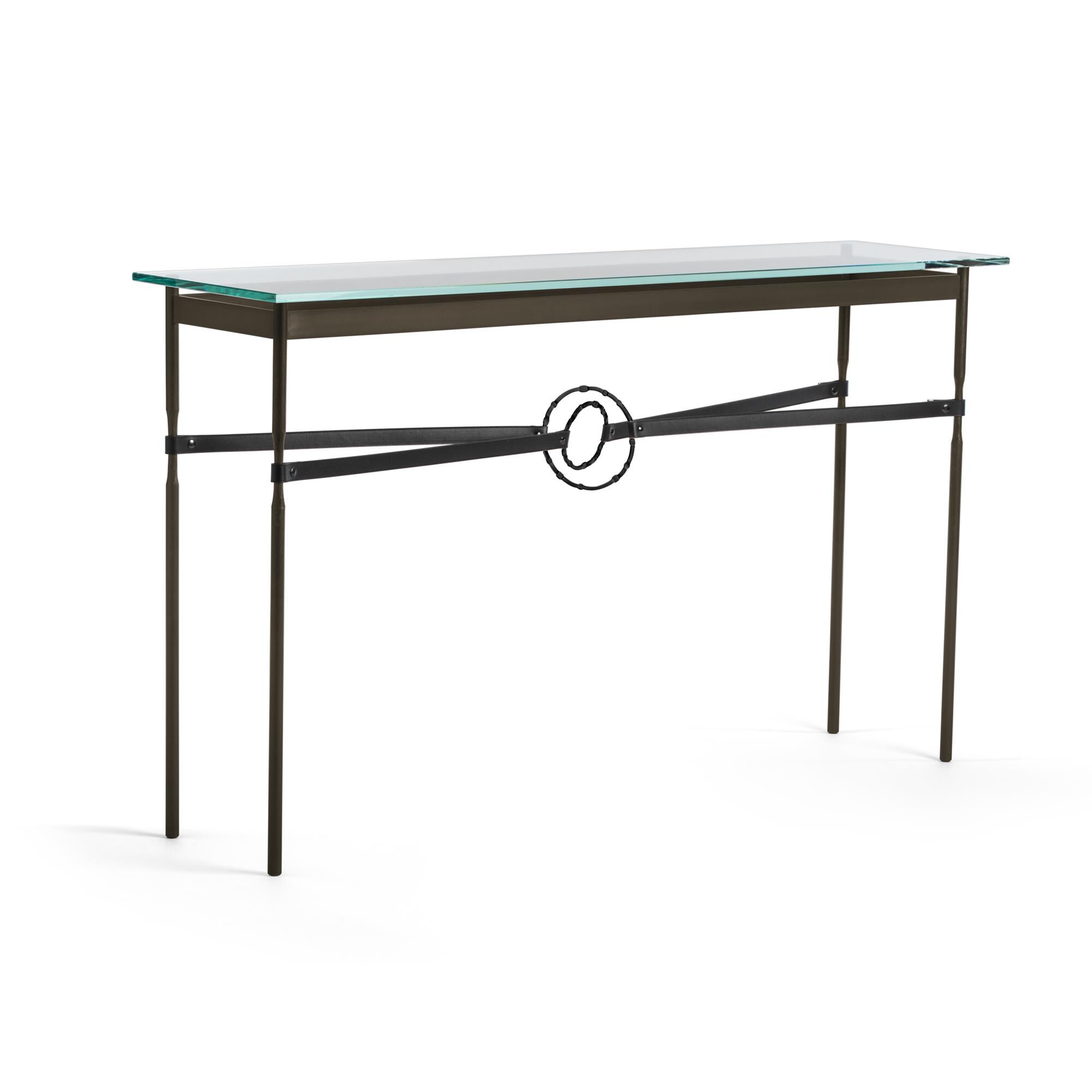 Shown in Oil Rubbed Bronze finish and Black with Leather Black  accent