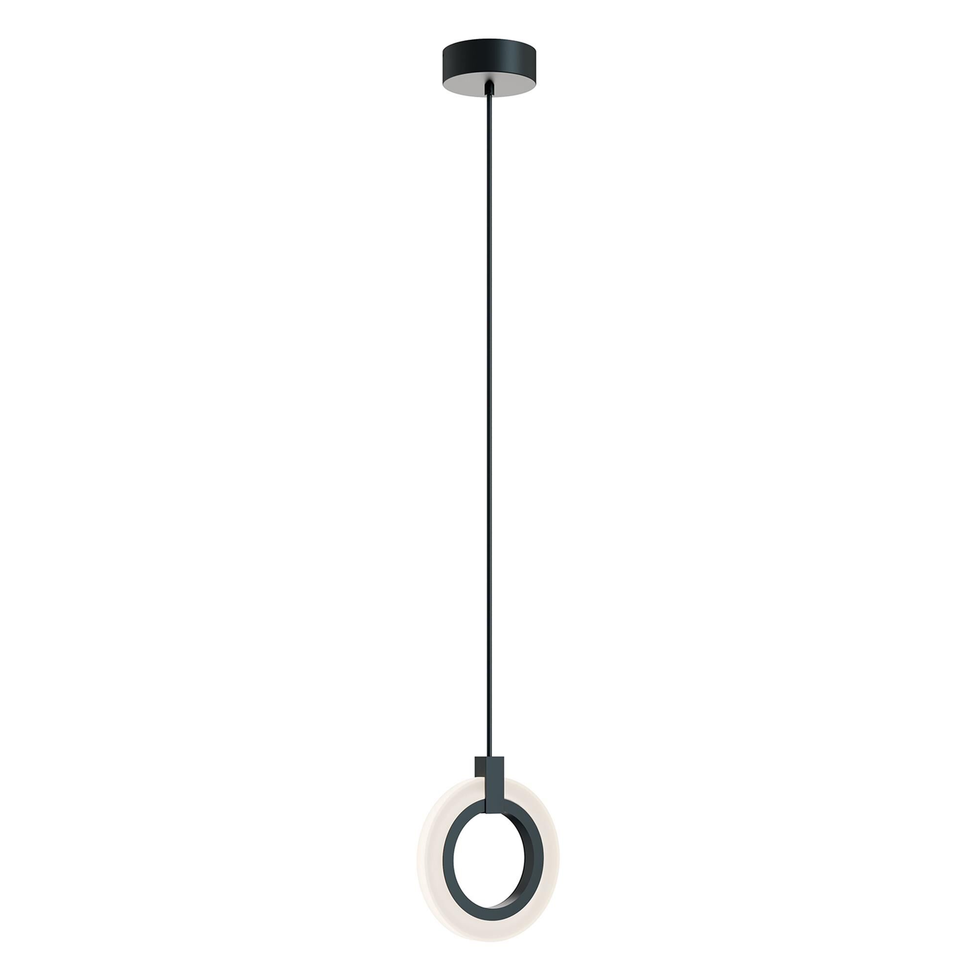 Shown in Black finish and White Frosted Acrylic Diffuser glass