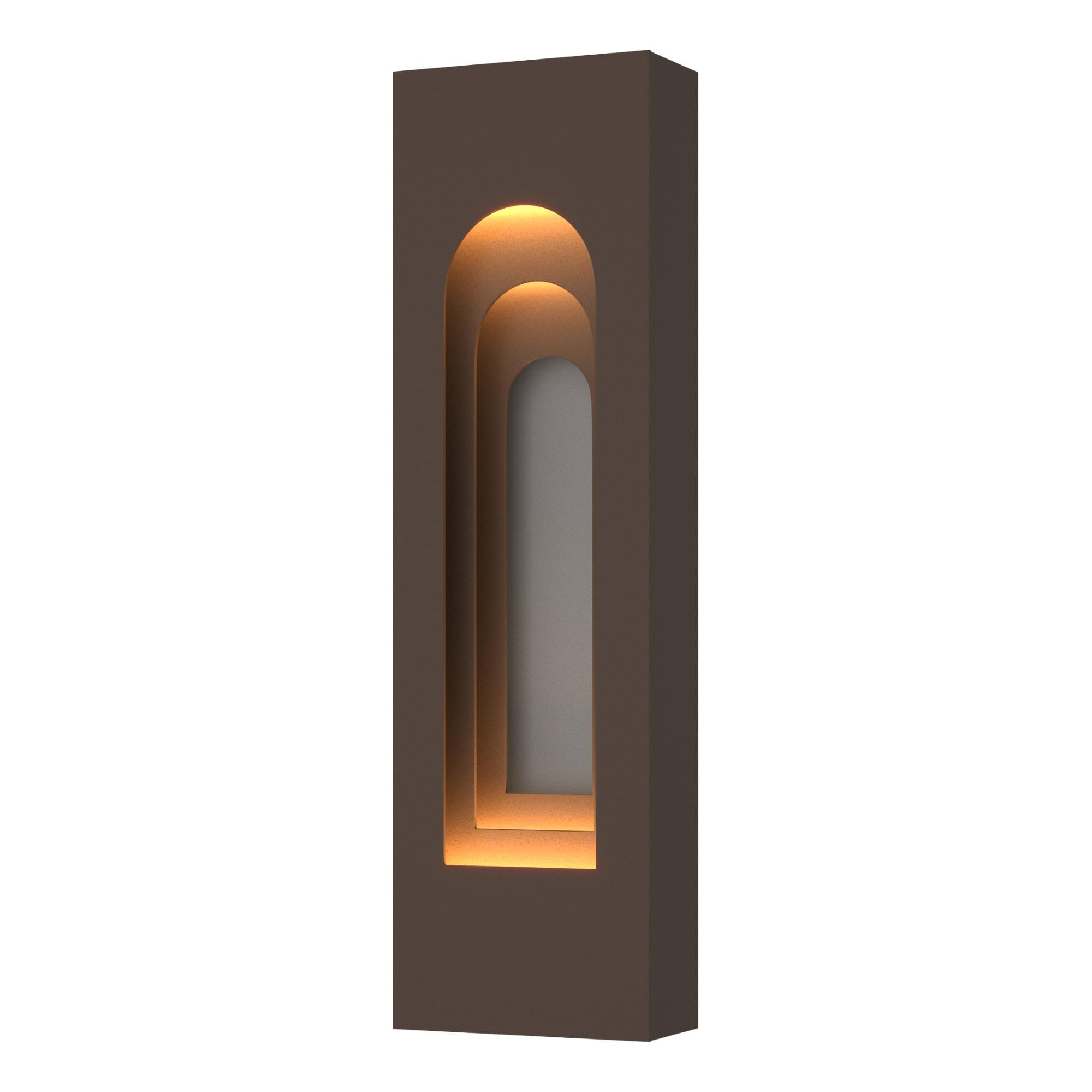 Procession 27 Inch Tall 2 Light Outdoor Wall Light by Hubbardton Forge