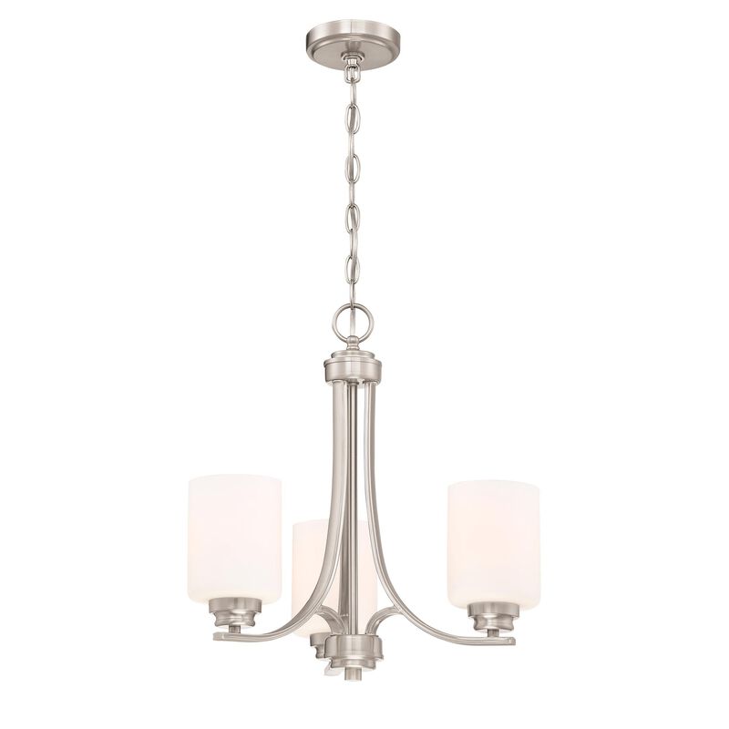Bolden 18 Inch 3 Light Mini Chandelier by Craftmade