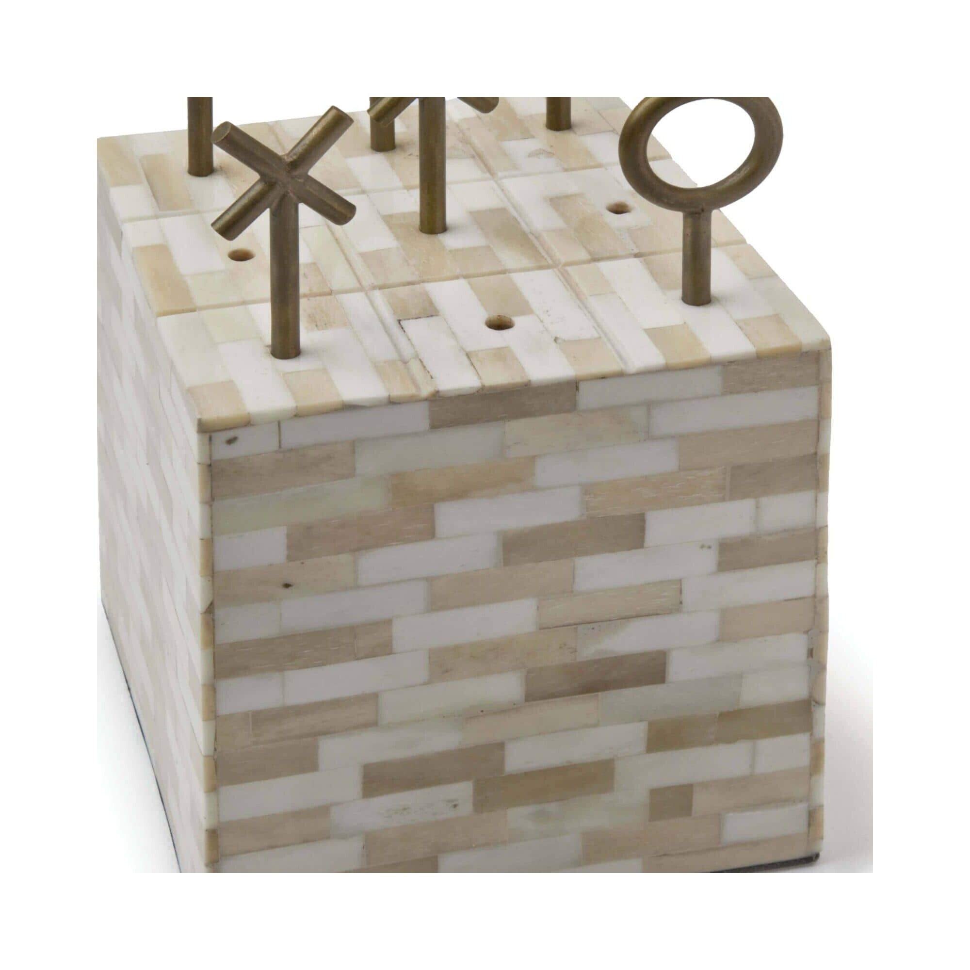 Shown in Multitone Natural Bone with Polished Nickel finish