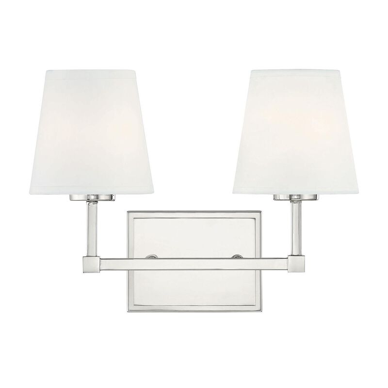 15 Inch 2 Light LED Bath Vanity Light by Meridian Lighting